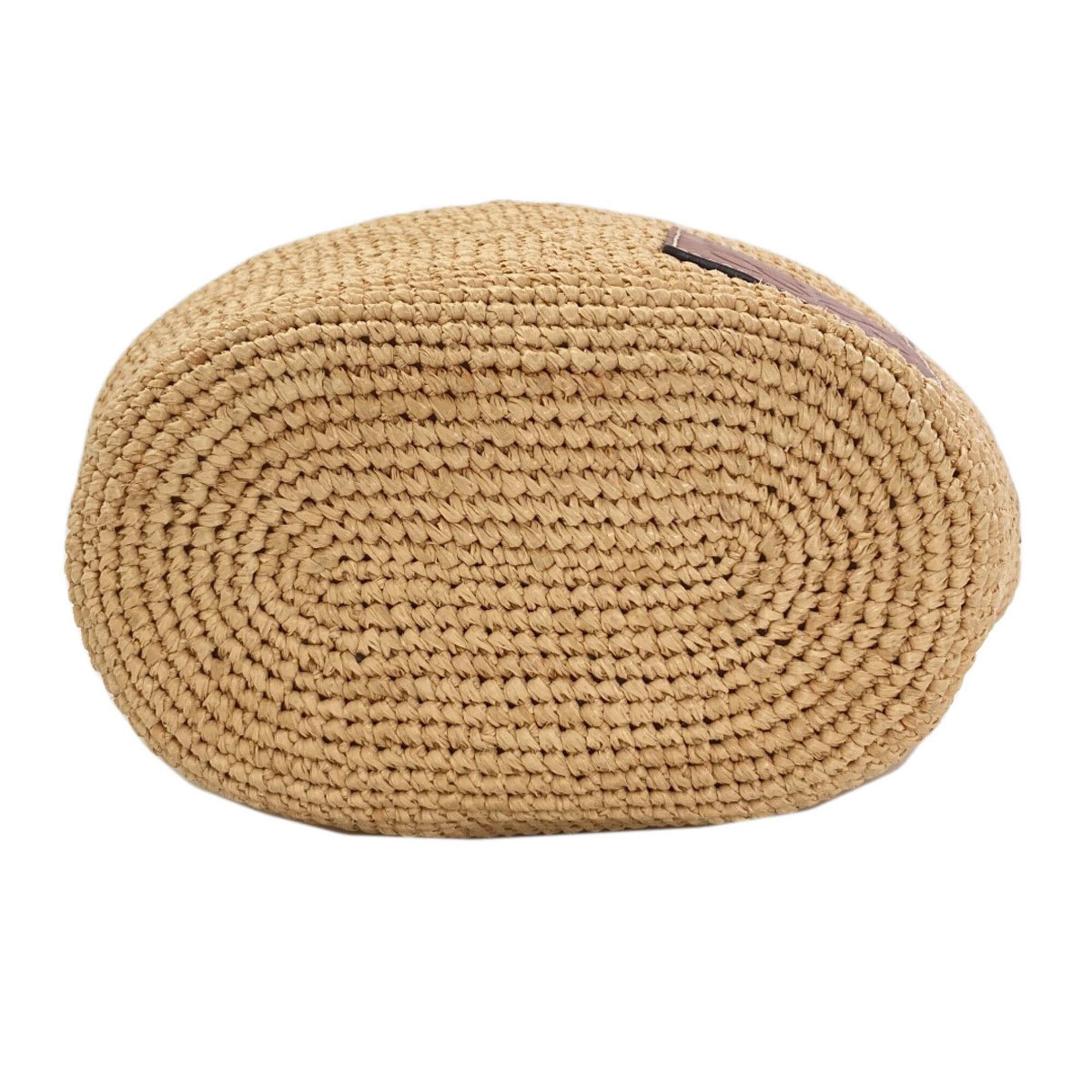 Loewe Loewe Slit Pochette Shoulder Bag, Raffia, Women's LOEWE Size ONE SIZE - 4 Thumbnail