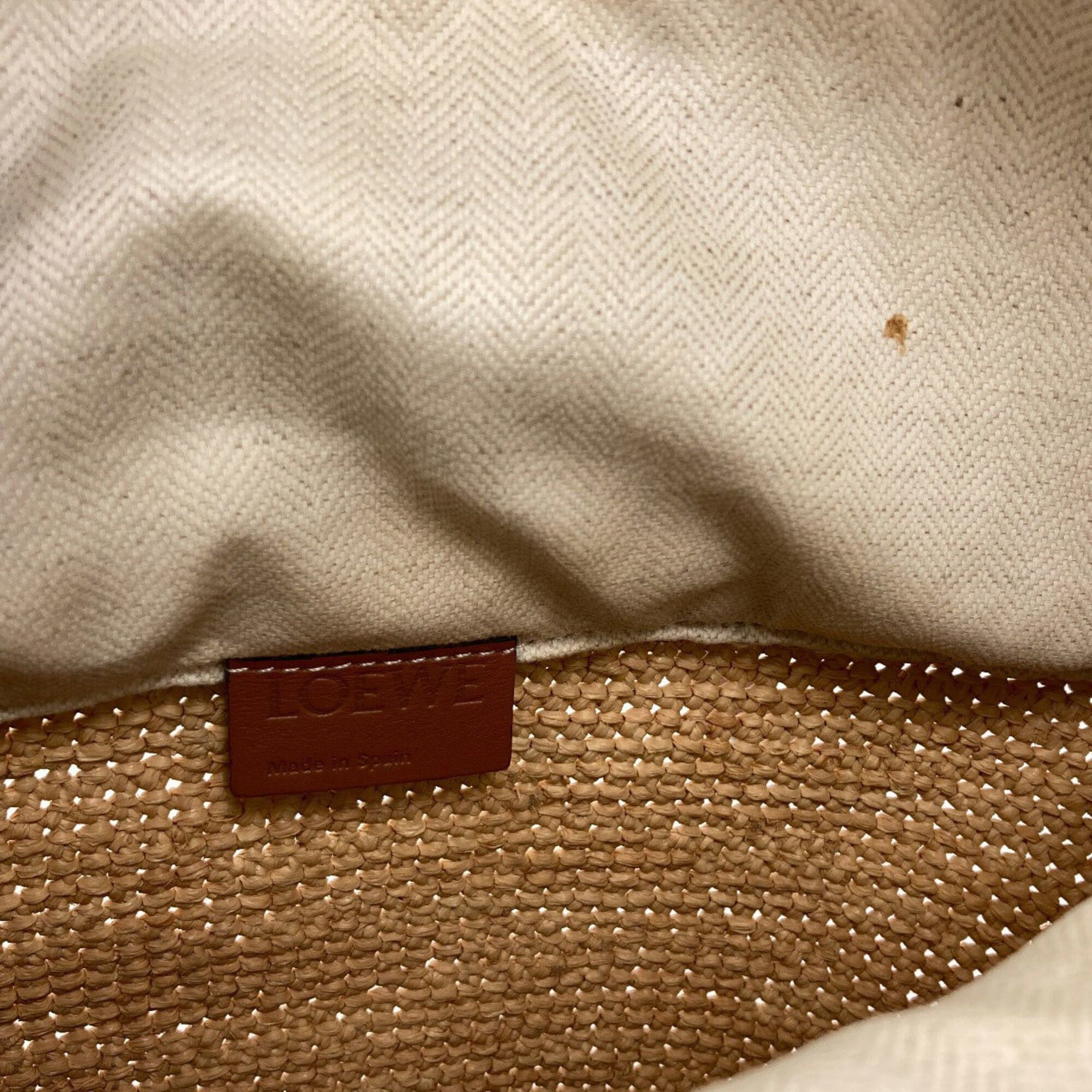 Loewe Loewe Slit Pochette Shoulder Bag, Raffia, Women's LOEWE Size ONE SIZE - 6 Thumbnail