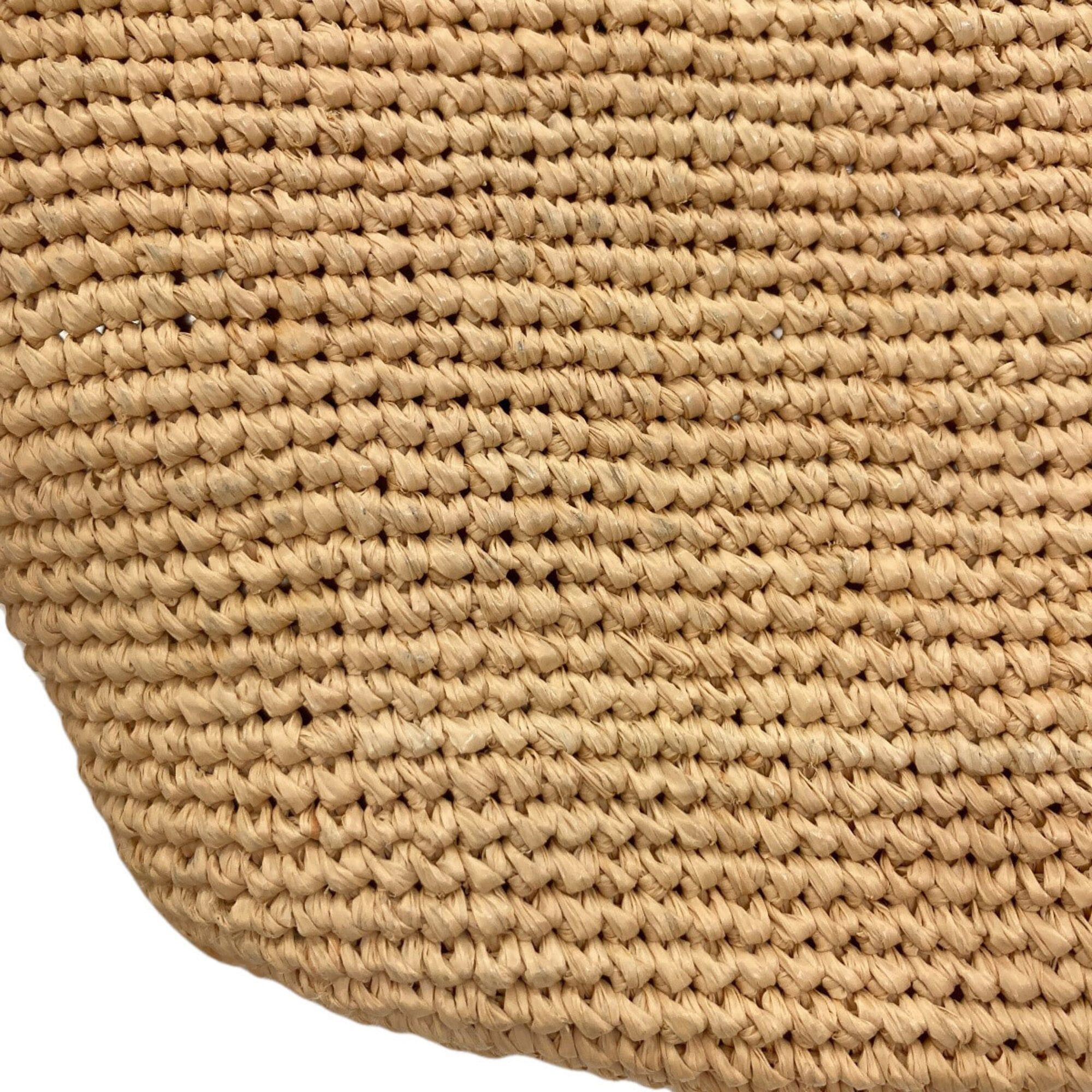 Loewe Loewe Slit Pochette Shoulder Bag, Raffia, Women's LOEWE Size ONE SIZE - 8 Thumbnail