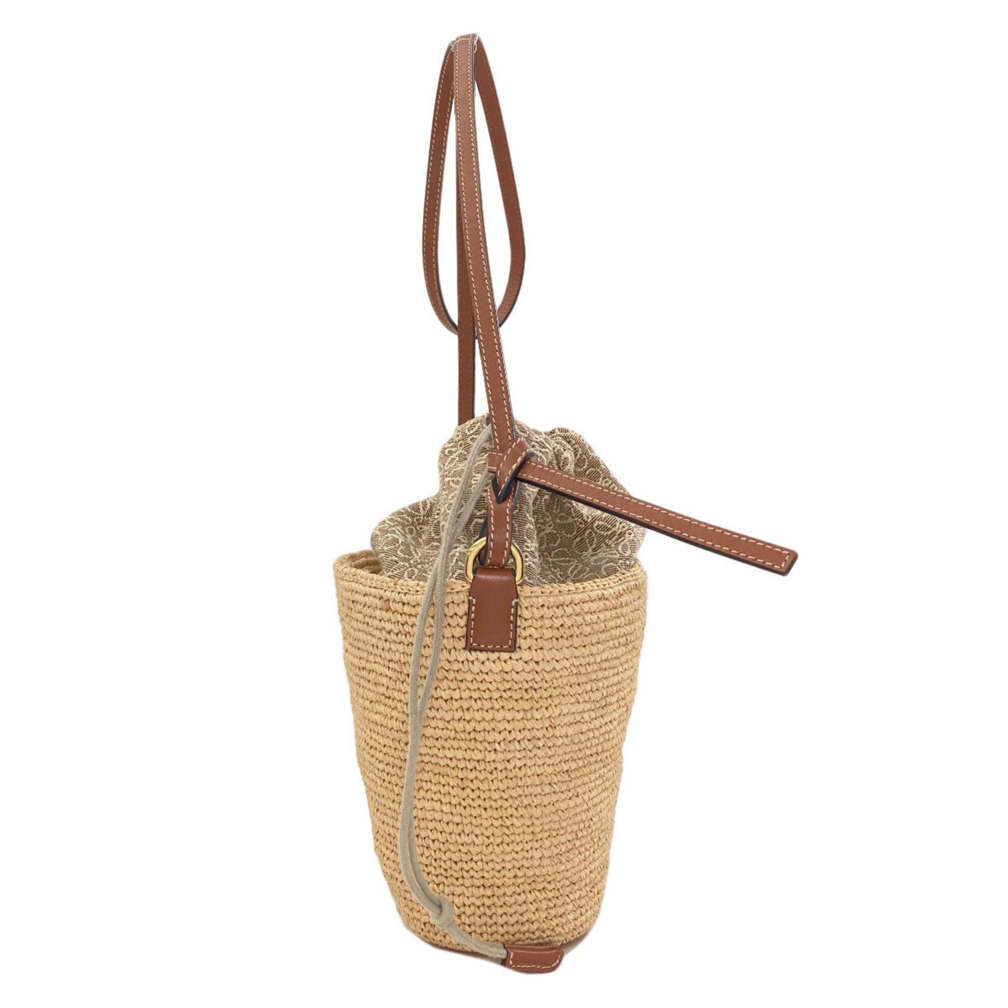Loewe Loewe Slit Pochette Shoulder Bag, Raffia, Women's LOEWE Size ONE SIZE - 3 Thumbnail