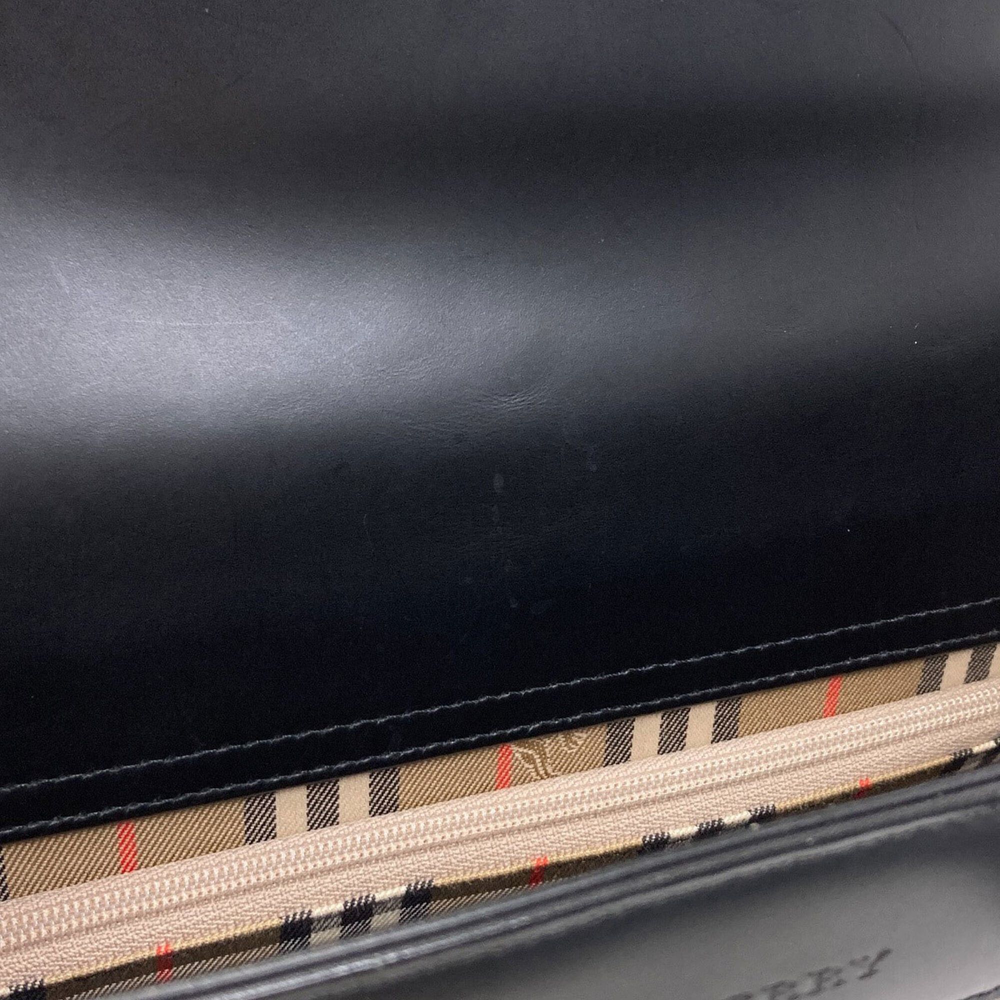 Burberry Burberry Check Leather Handbag for Women BURBERRY Size ONE SIZE - 7 Thumbnail