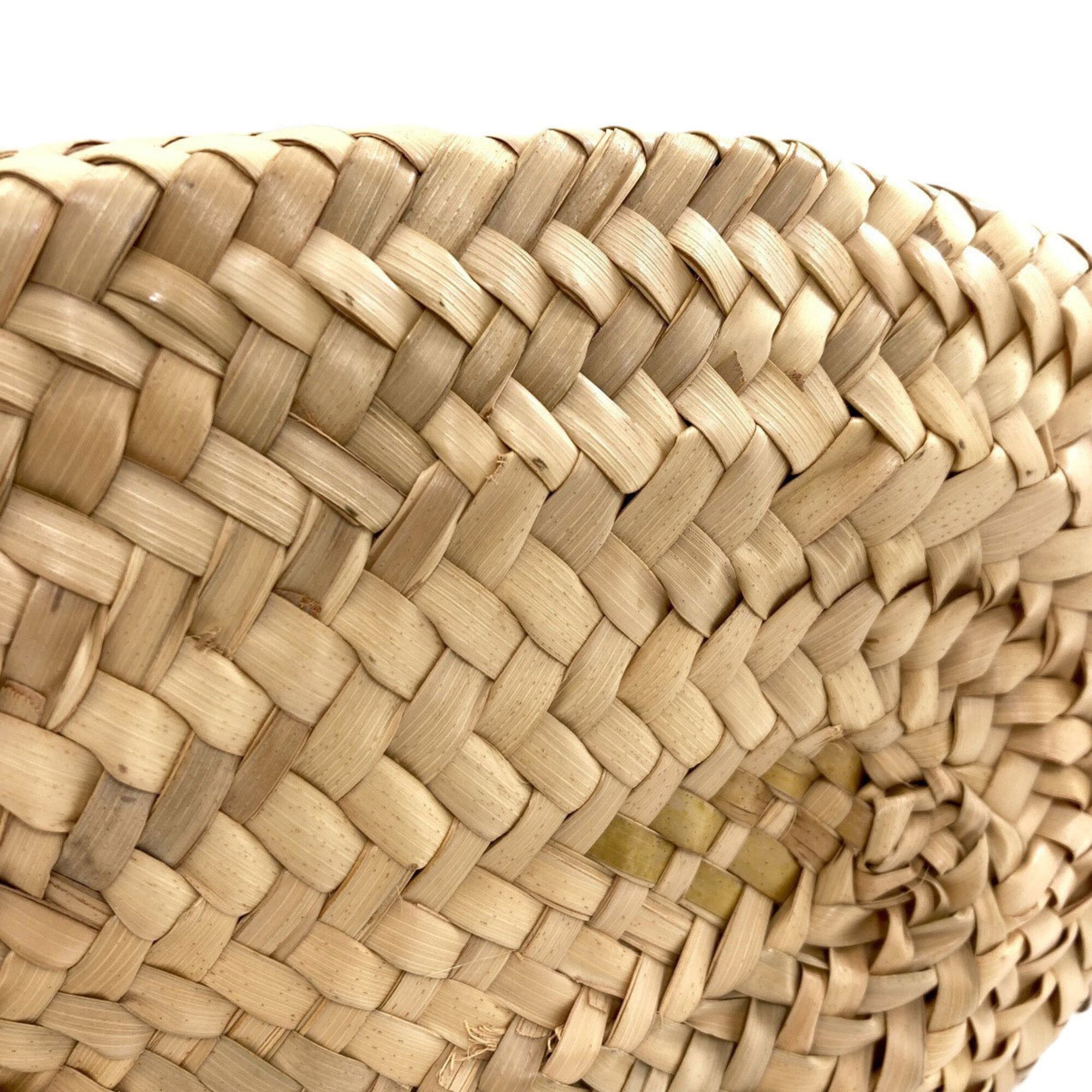 Celine Celine Classic Panier Triomphe Basket Bag 2-Way Handbag Raffia Women's CELINE Size ONE SIZE - 9 Thumbnail