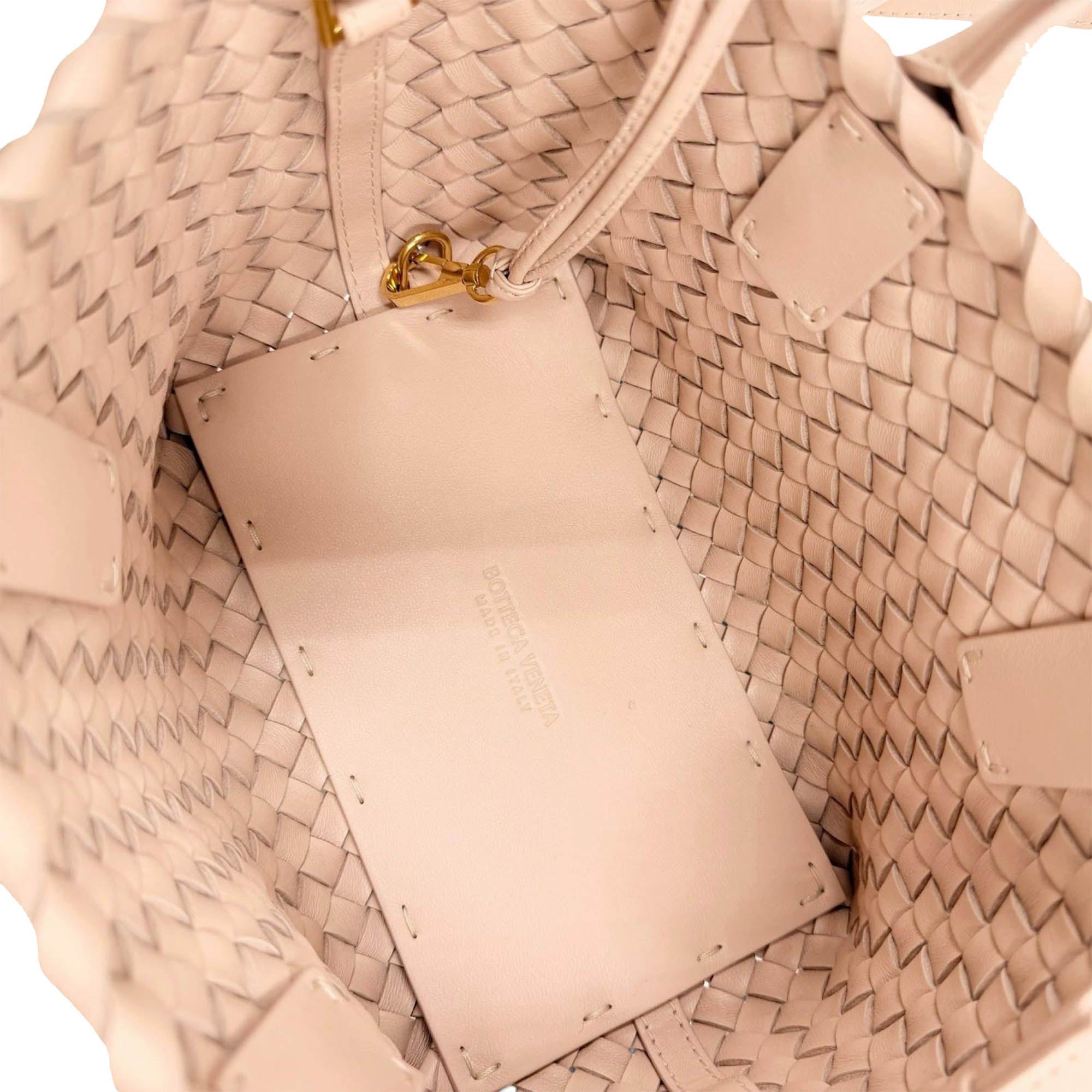 Bottega Veneta Lambskin Intreccio Cabat Tote Size ONE SIZE - 4 Thumbnail