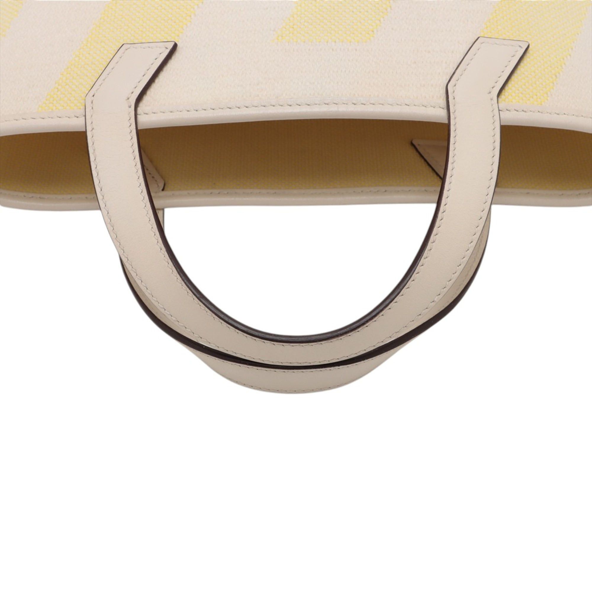 Hermes Toile and Swift Cabas H en Biais 27 Size ONE SIZE - 9 Thumbnail