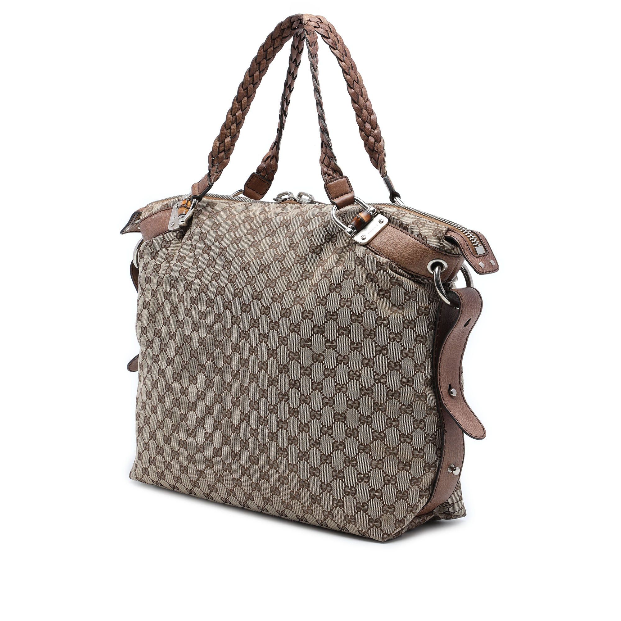 Gucci GG Canvas Bamboo Bar Tote Size ONE SIZE - 2 Thumbnail