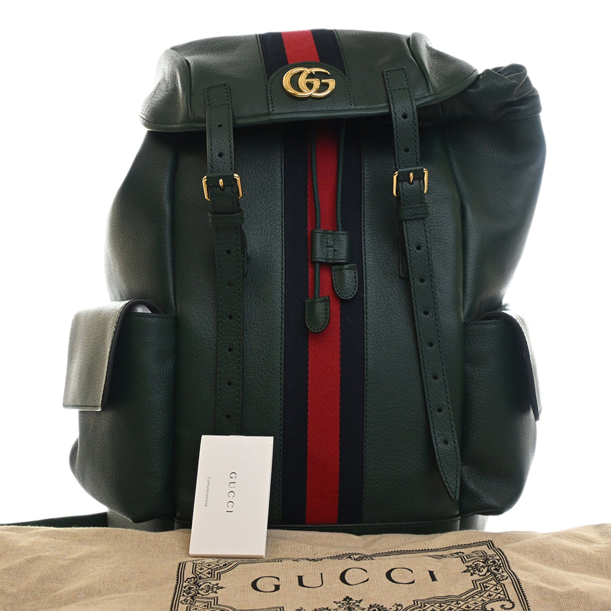 Gucci Calfskin Web Ophidia Backpack Size ONE SIZE - 15 Thumbnail