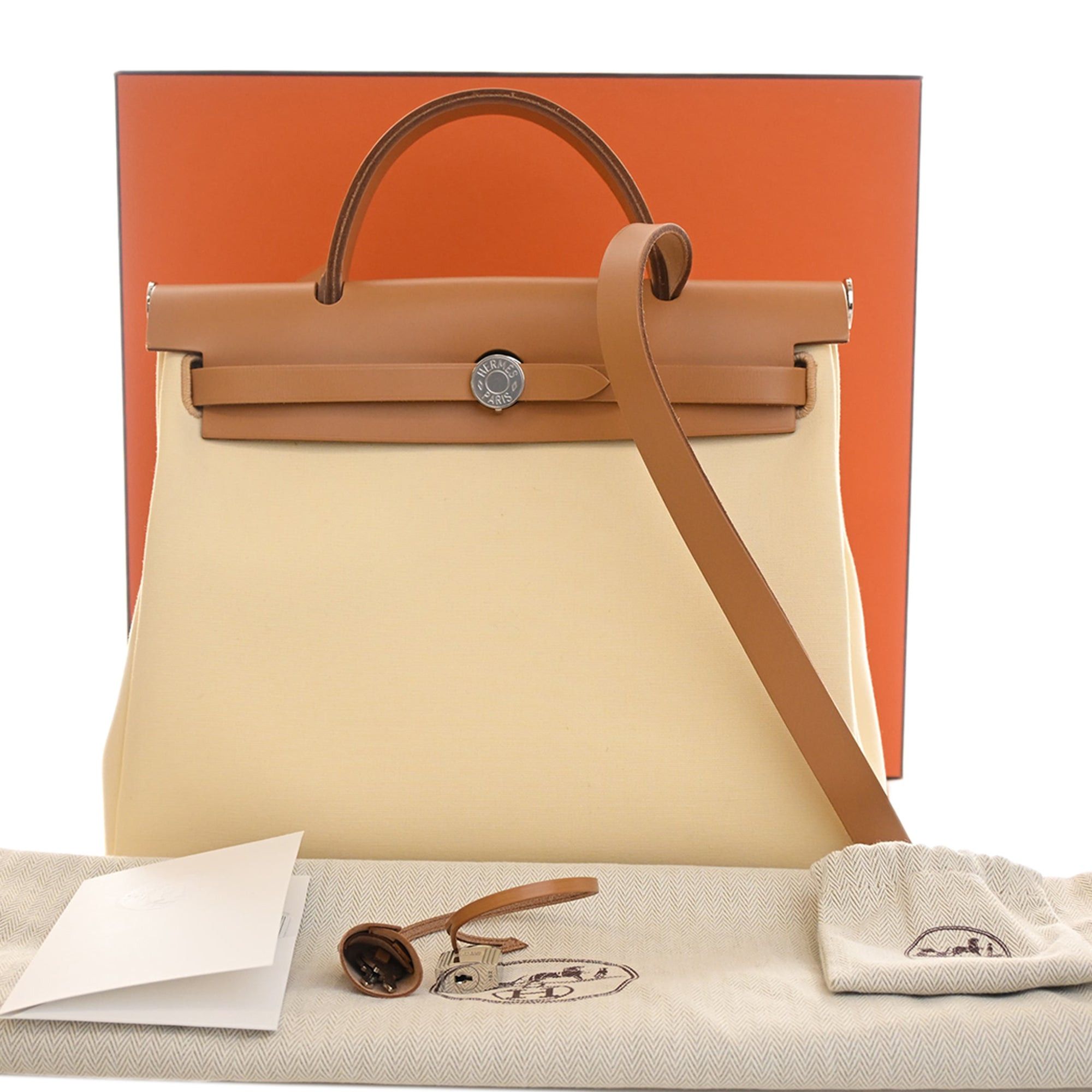 Hermes Toile Herbag Zip 31 Size ONE SIZE - 15 Thumbnail