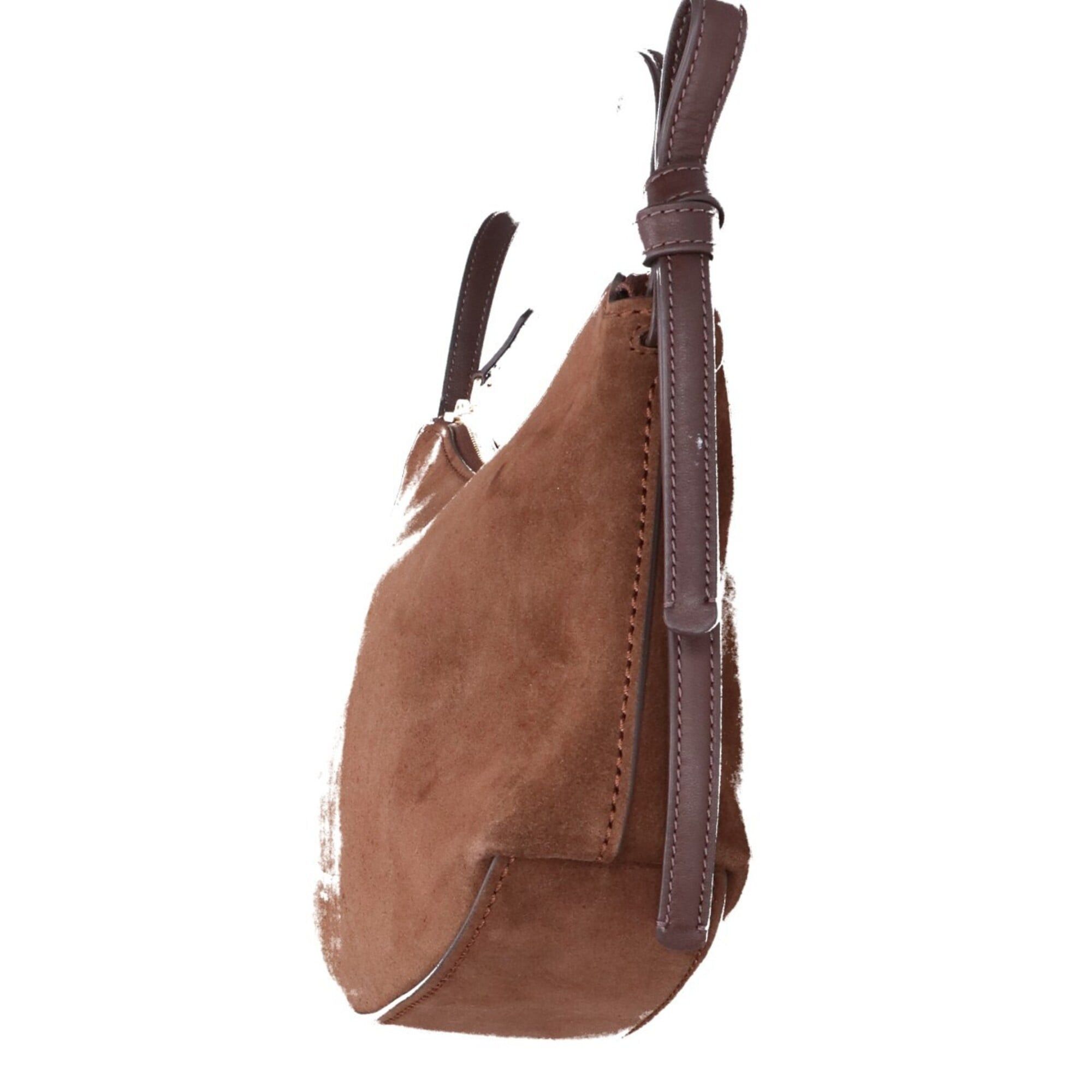 Kate Spade Kate Spade Loop Suede Handbag, Brown, Women's Size ONE SIZE - 2 Thumbnail
