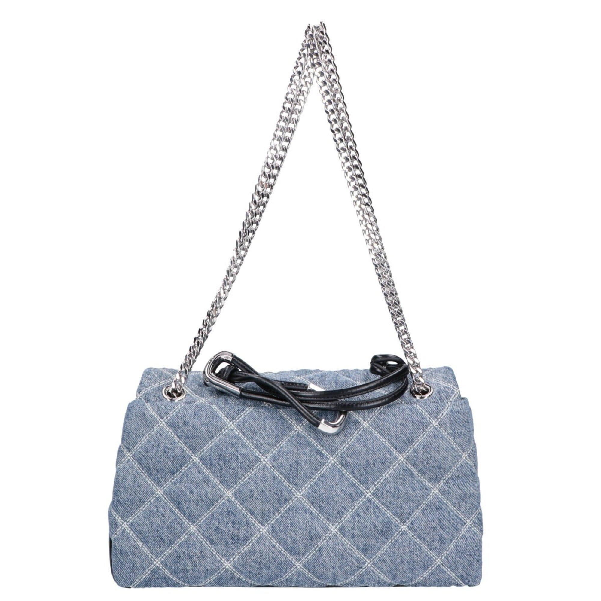 Marc Jacobs MARC JACOBS 25SS 2P5HCR019H03 416 The Quilted Denim Dual Bag Chain Shoulder Light Wash Indigo Women's Size ONE SIZE - 3 Thumbnail