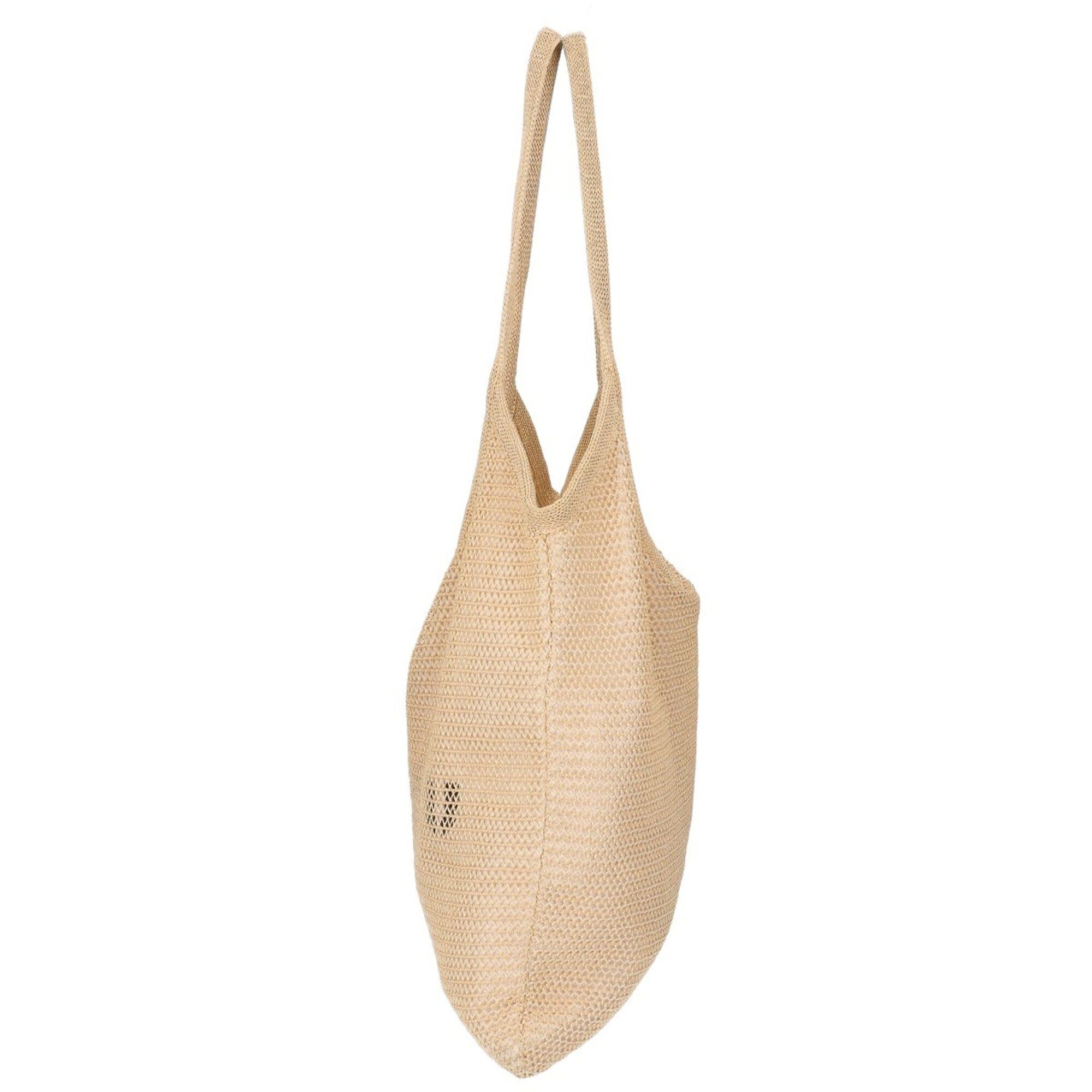 Miu Miu Miu Miu MIUMIU 5BG231 Ivy Raffia Effect x Linen Tote Bag, Natural, Women's Size ONE SIZE - 2 Thumbnail