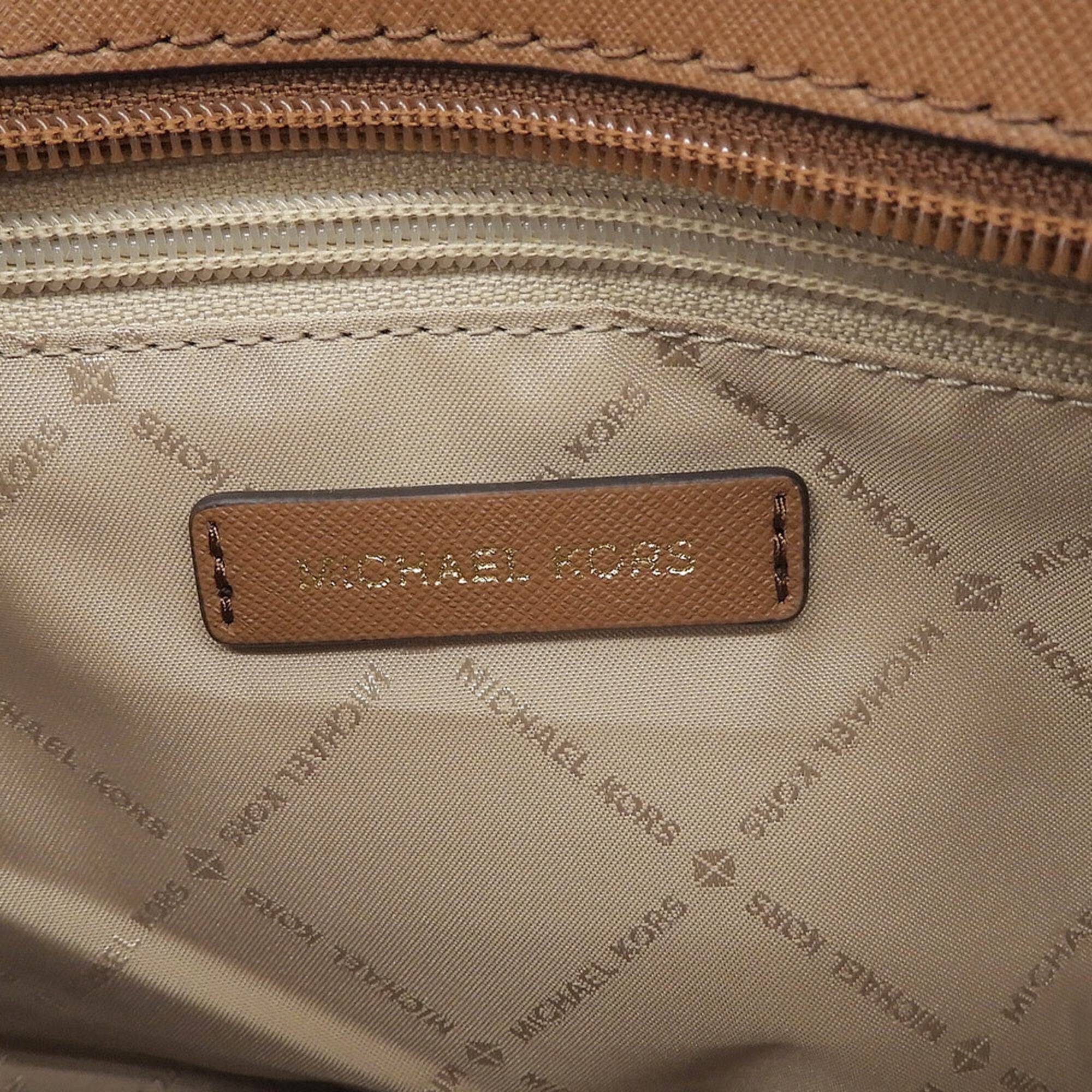 Michael Kors Michael Kors Signature 2-Way Shoulder Bag/Handbag for Women, Brown, 35T9GTVT0B (Handbag, Women's) Size ONE SIZE - 6 Thumbnail