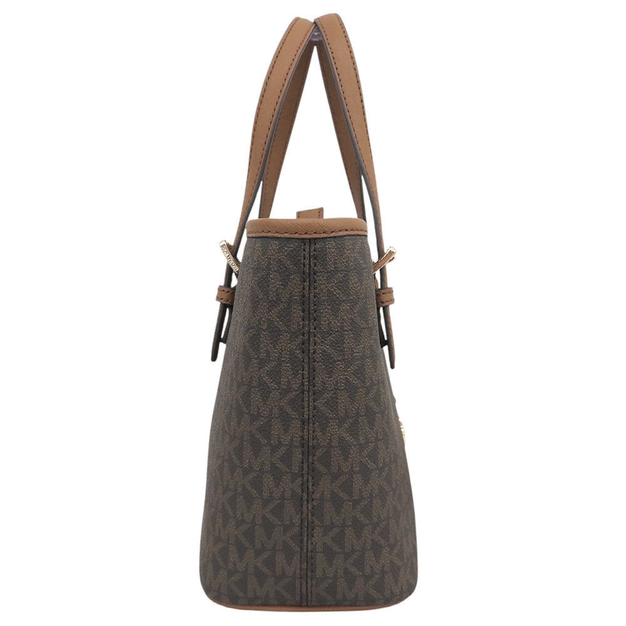 Michael Kors Michael Kors Signature 2-Way Shoulder Bag/Handbag for Women, Brown, 35T9GTVT0B (Handbag, Women's) Size ONE SIZE - 3 Thumbnail