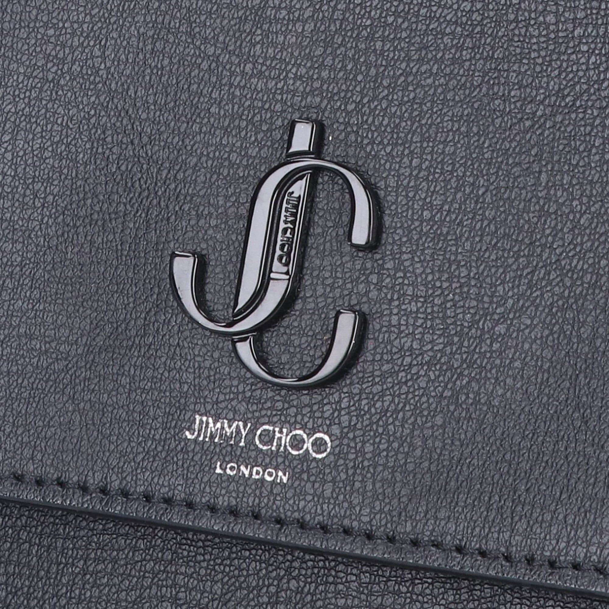 Jimmy Choo JIMMY CHOO JC Top Handle S 2-Way Handbag, Black, Women's Size ONE SIZE - 8 Thumbnail