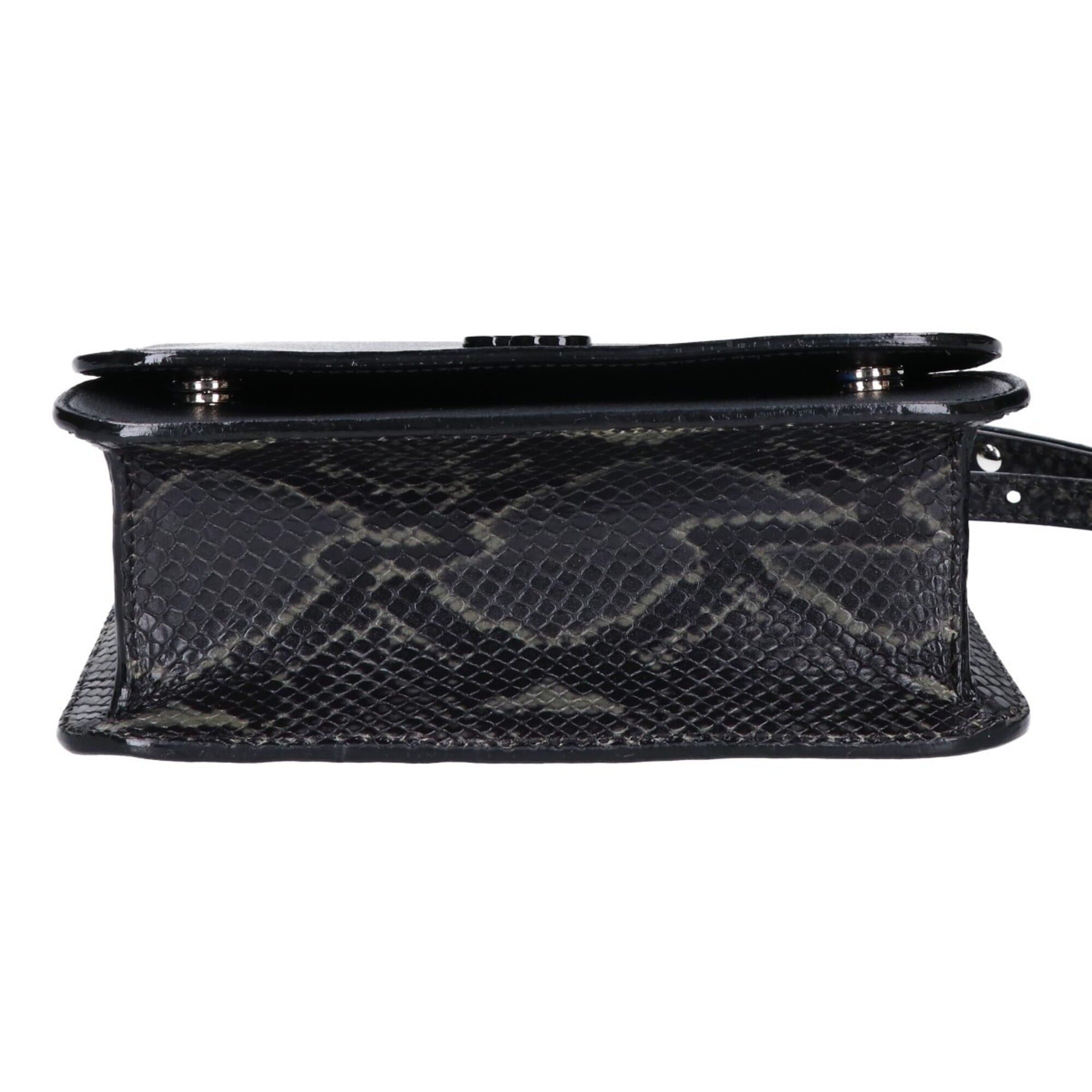 Jimmy Choo JIMMY CHOO JC Top Handle S 2-Way Handbag, Black, Women's Size ONE SIZE - 6 Thumbnail