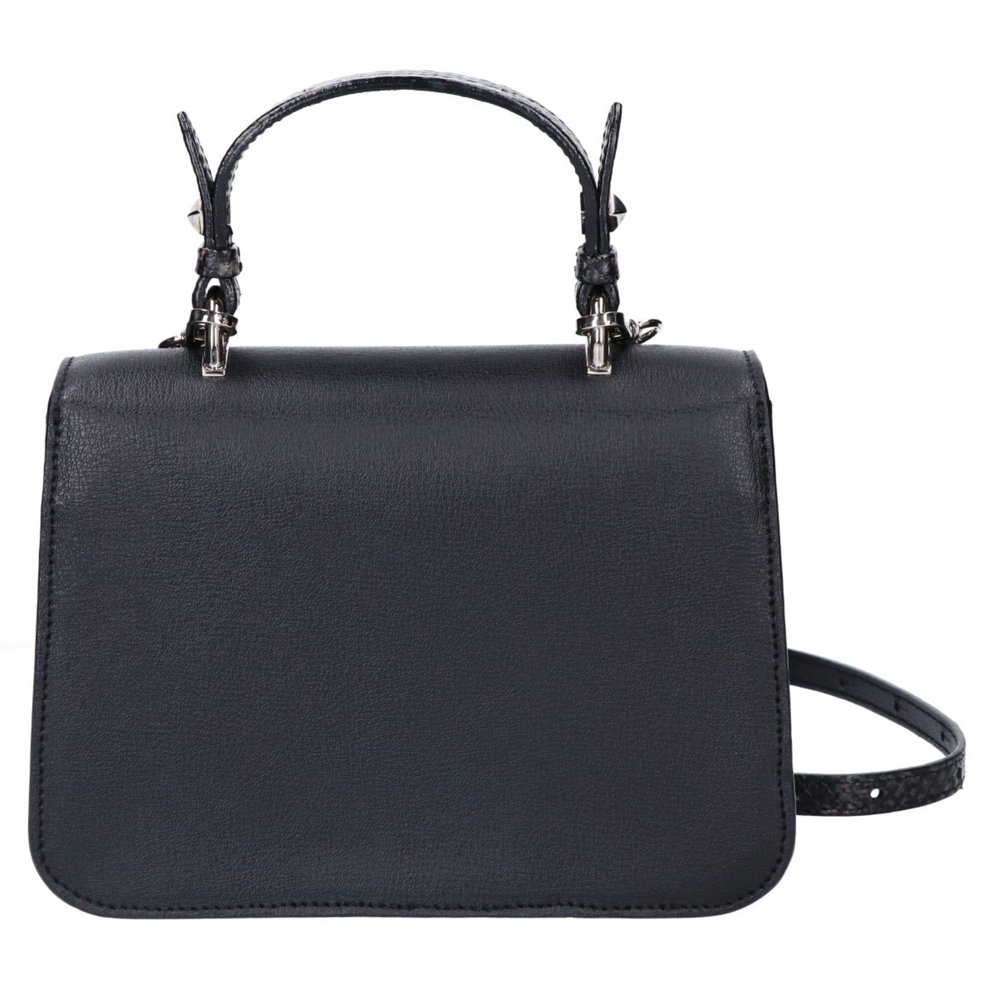 Jimmy Choo JIMMY CHOO JC Top Handle S 2-Way Handbag, Black, Women's Size ONE SIZE - 3 Thumbnail