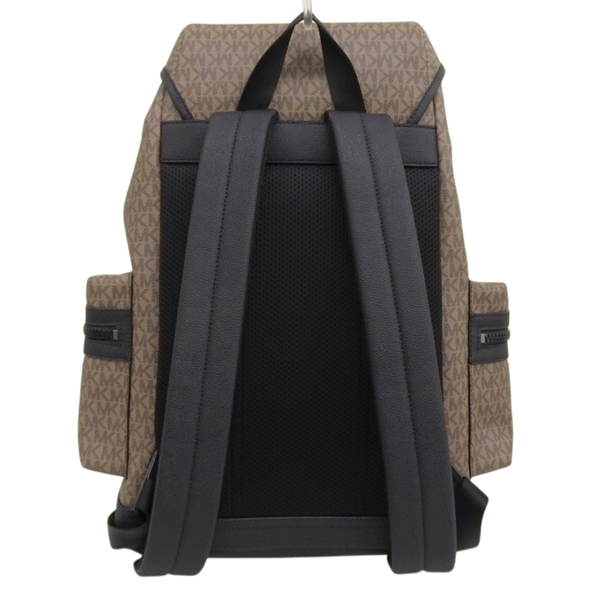 Michael Kors Michael Kors Monogram Hudson Front Buckle City Backpack Rucksack Daypack Brown 37U0MCOB6B Women's Size ONE SIZE - 2 Thumbnail