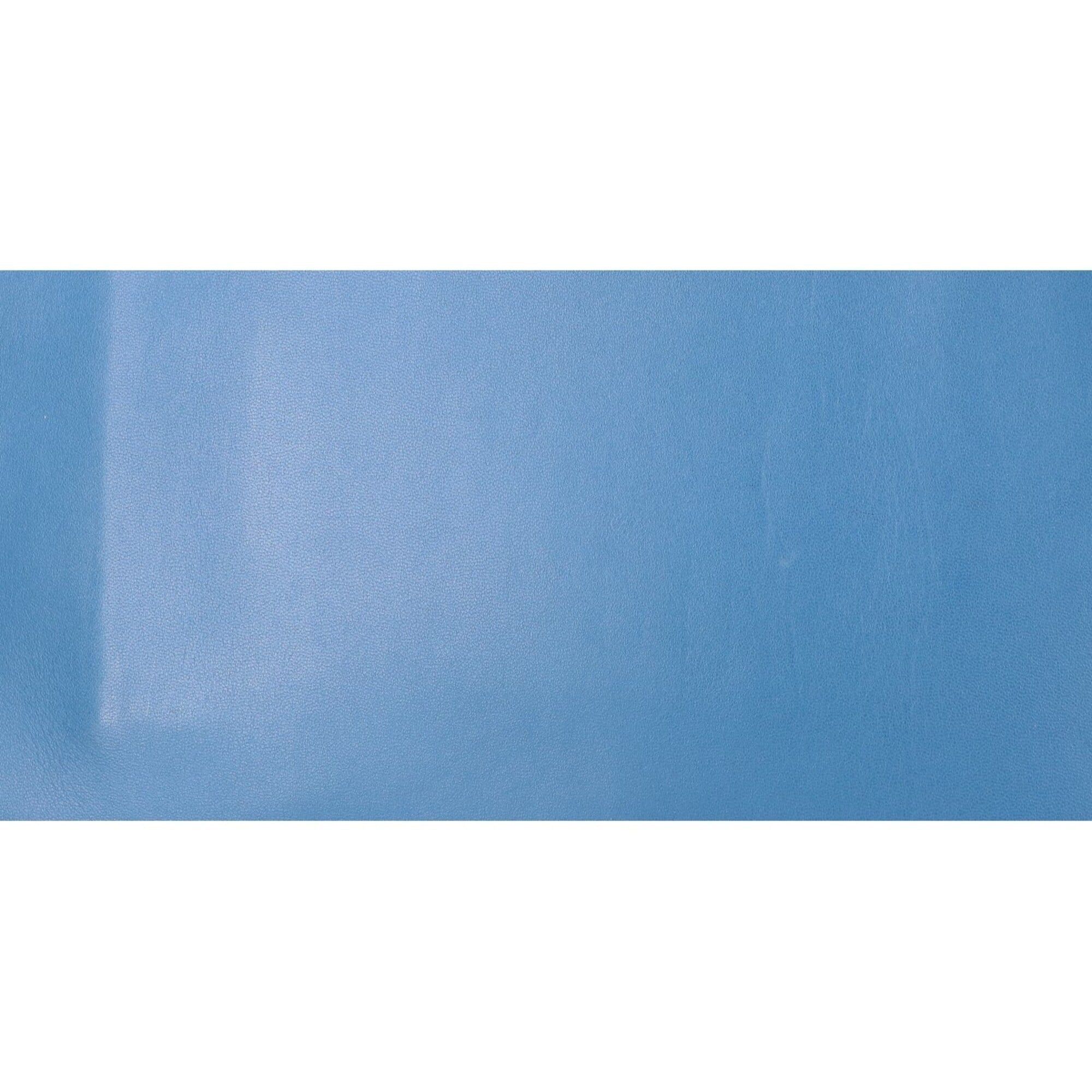 Anya Hindmarch Anya Hindmarch Smile L-shaped zipper leather clutch bag, second blue, for women. Size ONE SIZE - 10 Thumbnail
