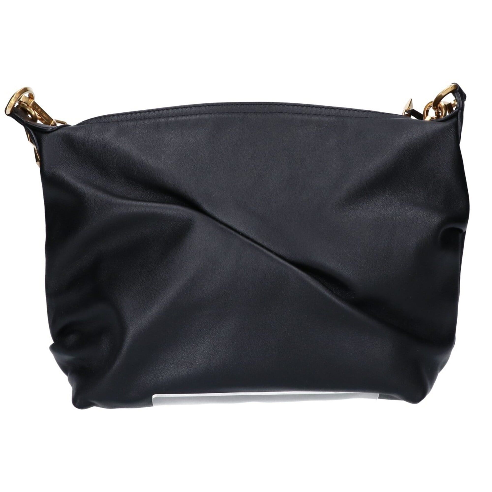 Jimmy Choo JIMMY CHOO Diamond Soft Hobo S Shoulder Bag, Black, Women's Size ONE SIZE - 4 Thumbnail