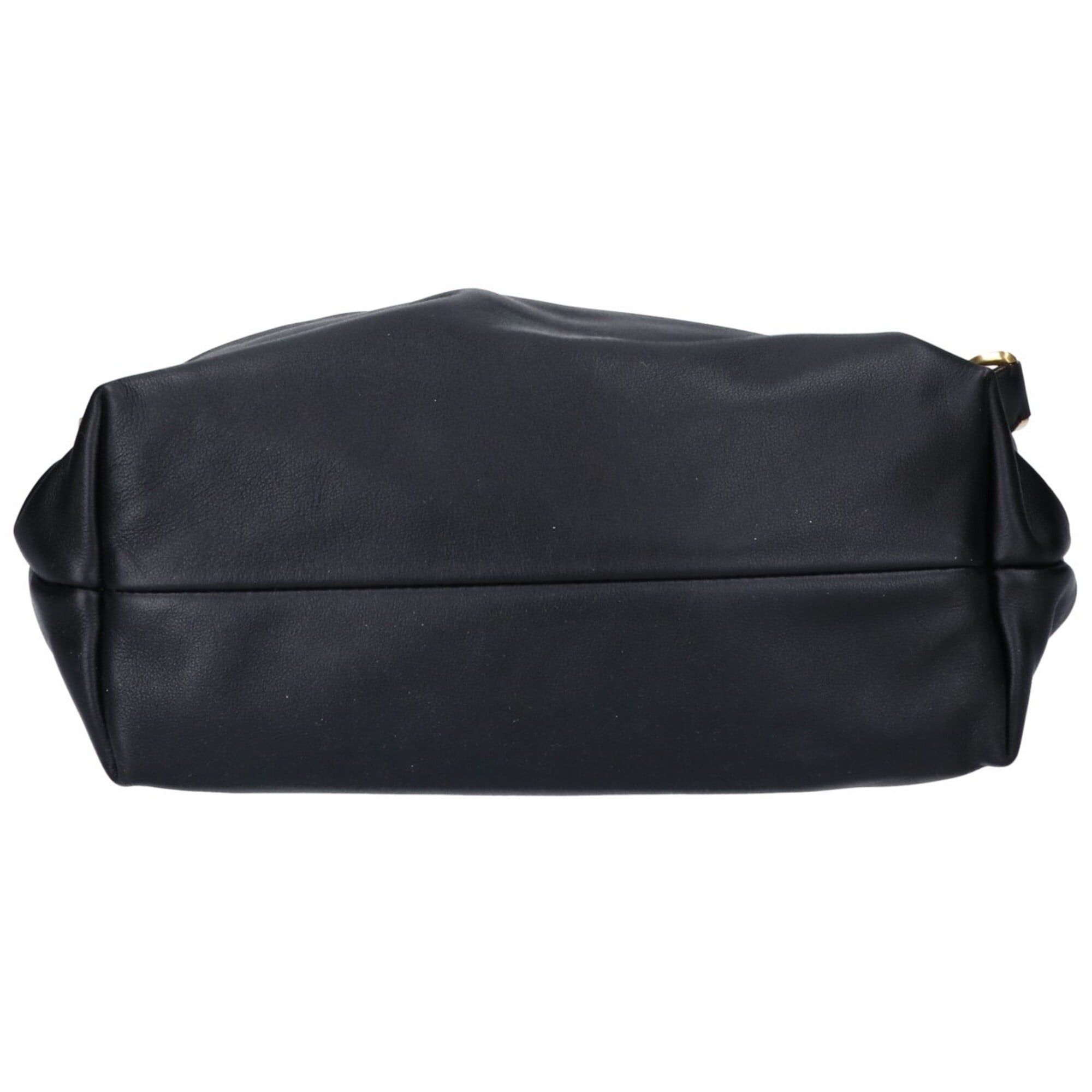 Jimmy Choo JIMMY CHOO Diamond Soft Hobo S Shoulder Bag, Black, Women's Size ONE SIZE - 5 Thumbnail