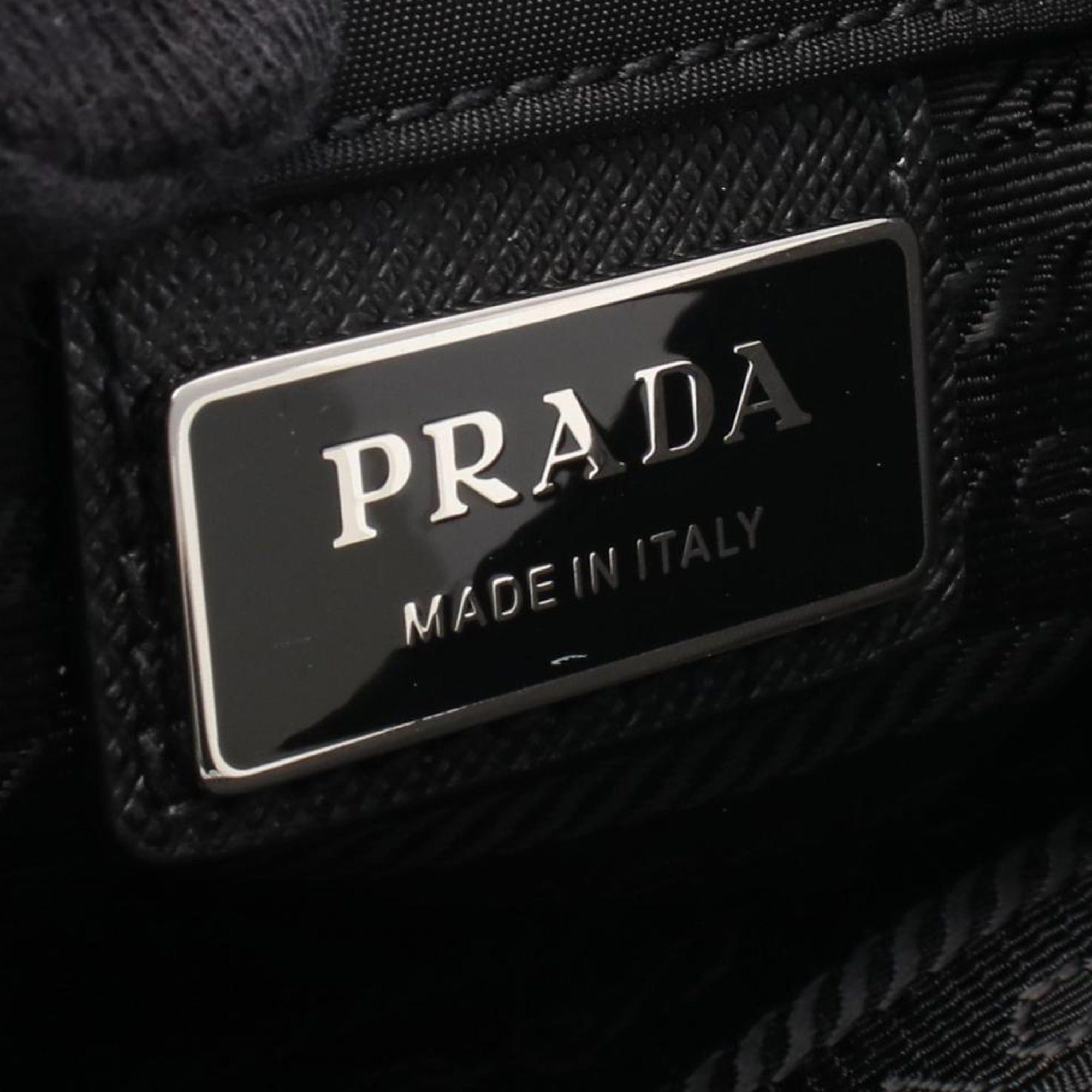 Prada Saffiano Trimmed Tessuto Messenger Bag Size ONE SIZE - 4 Thumbnail