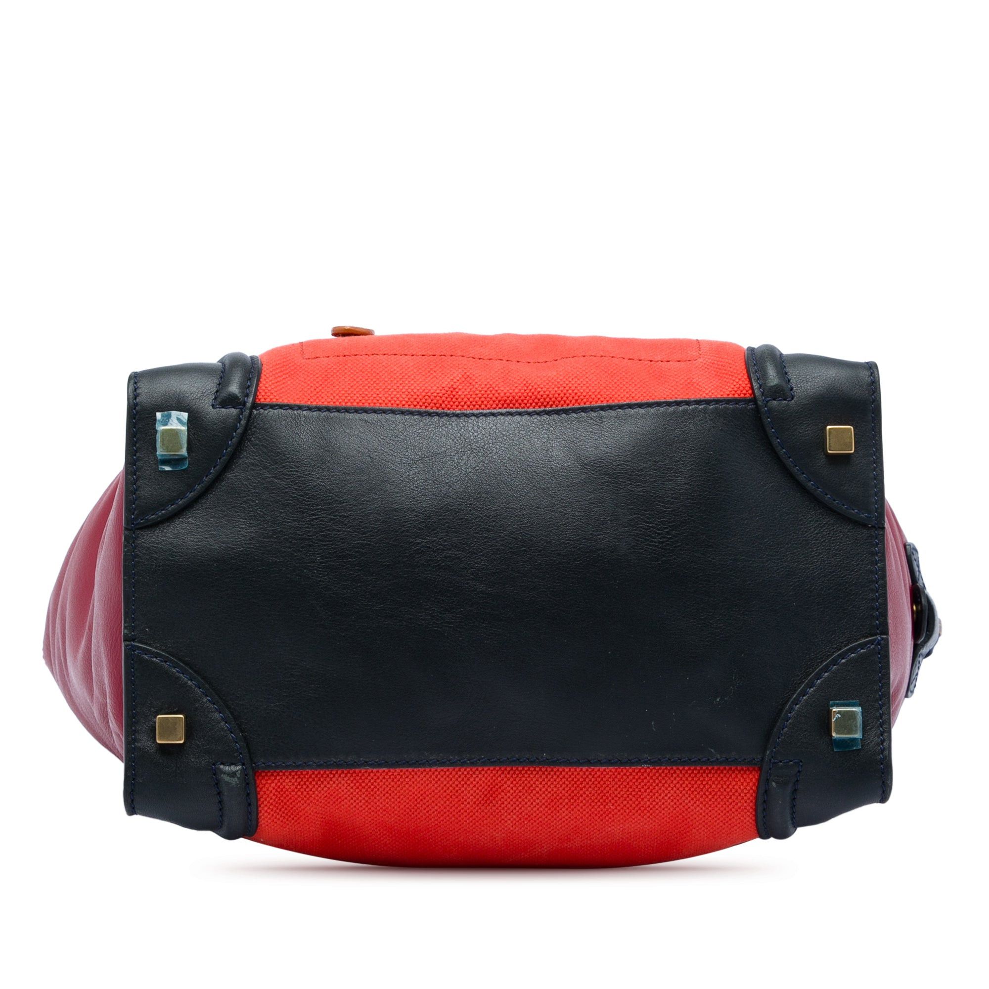 Celine Multicolor Canvas and Leather Luggage Tote Size ONE SIZE - 3 Thumbnail