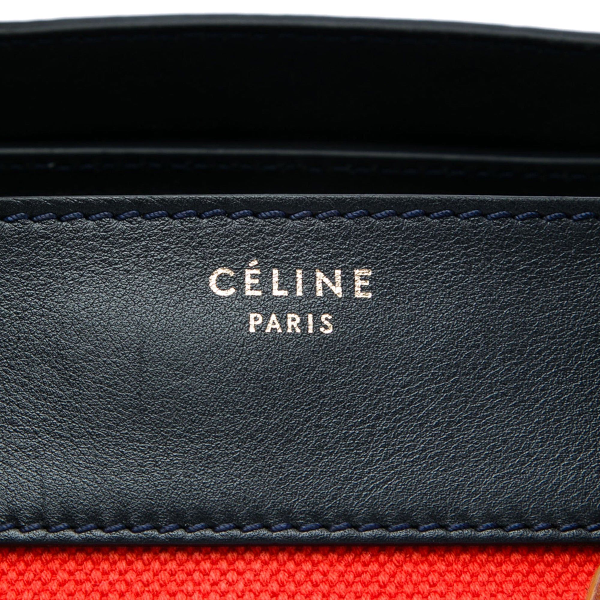 Celine Multicolor Canvas and Leather Luggage Tote Size ONE SIZE - 5 Thumbnail