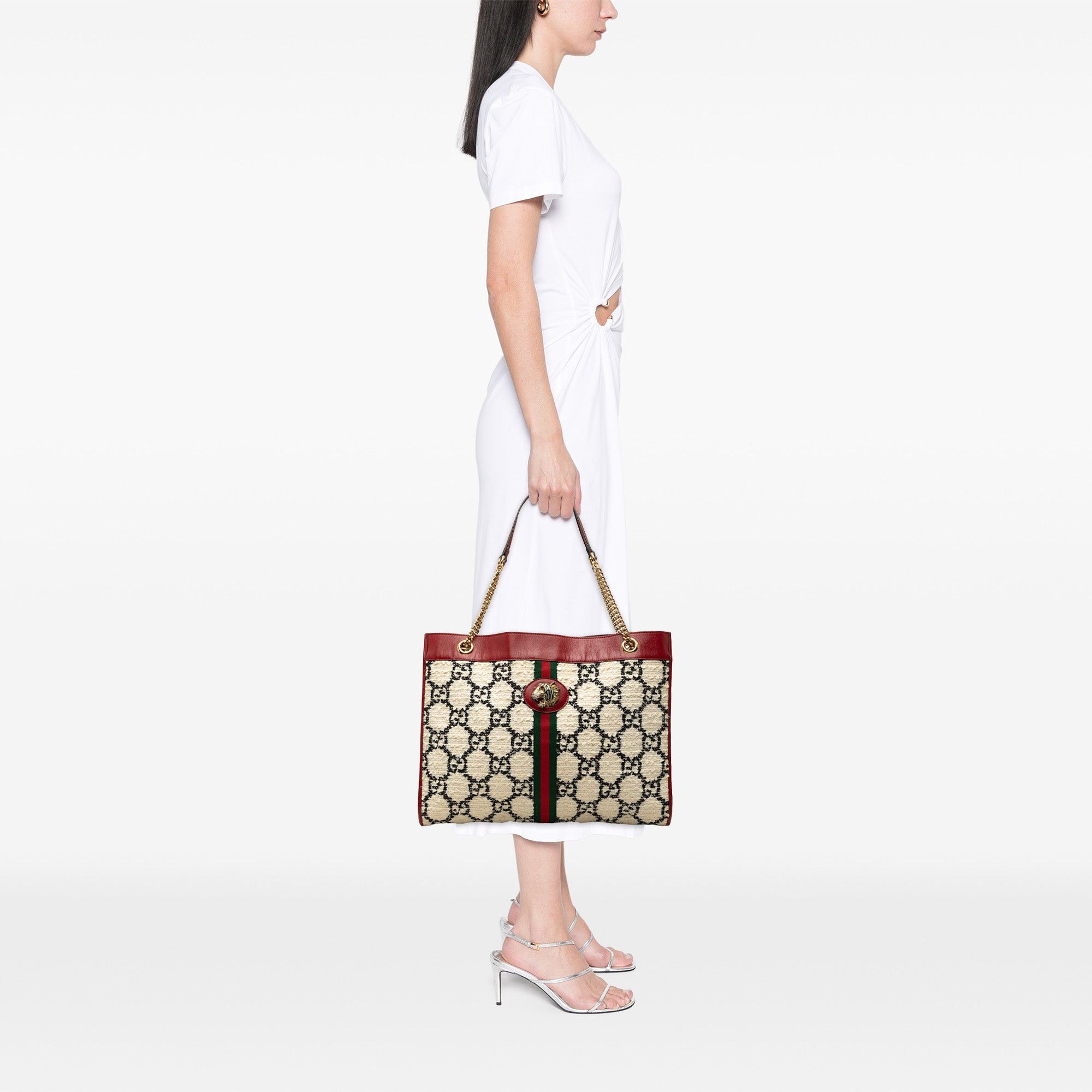 Gucci GG Tweed Web Rajah Tote Size ONE SIZE - 6 Thumbnail