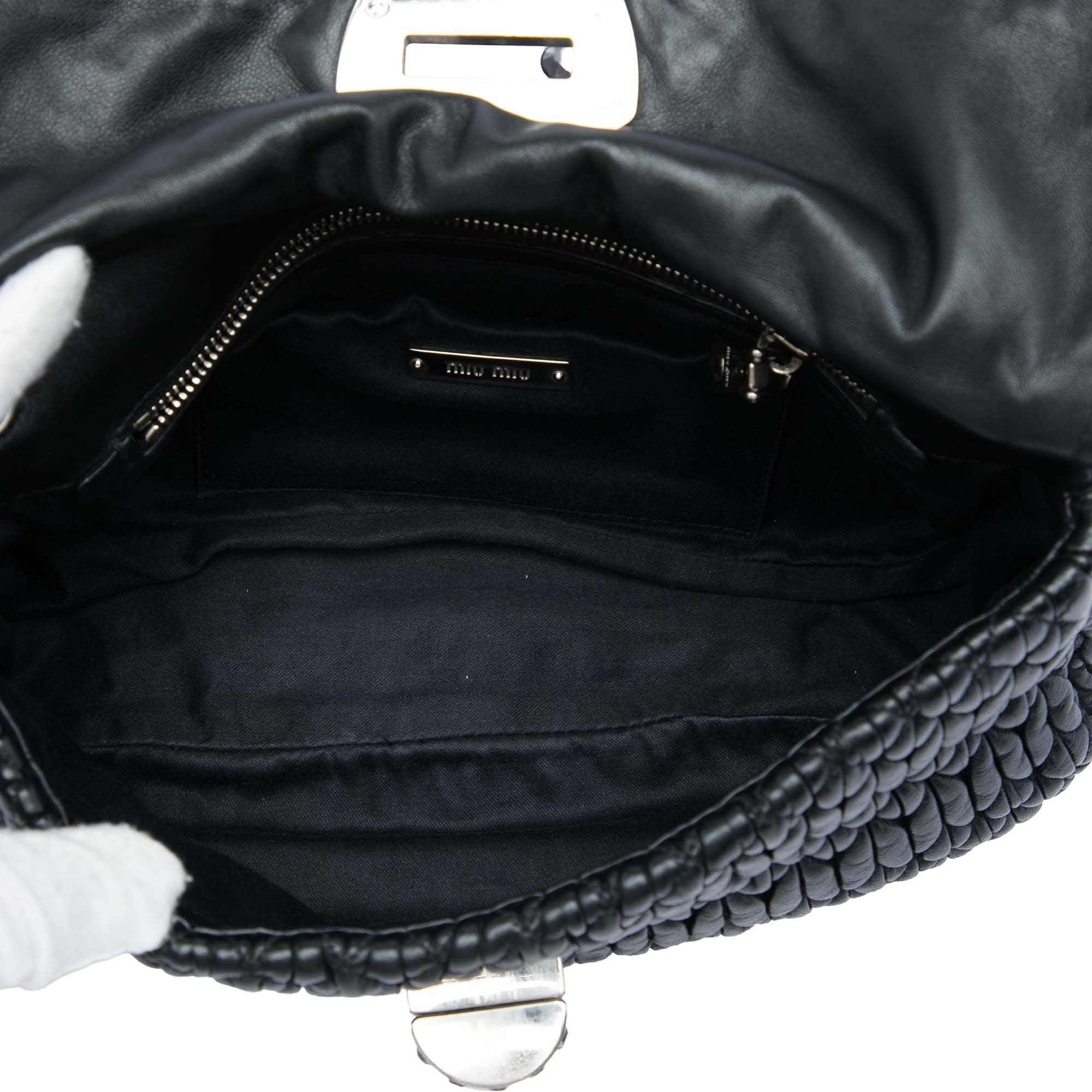 Miu Miu Matelasse Nappa Crystal Flap Crossbody Size ONE SIZE - 4 Thumbnail