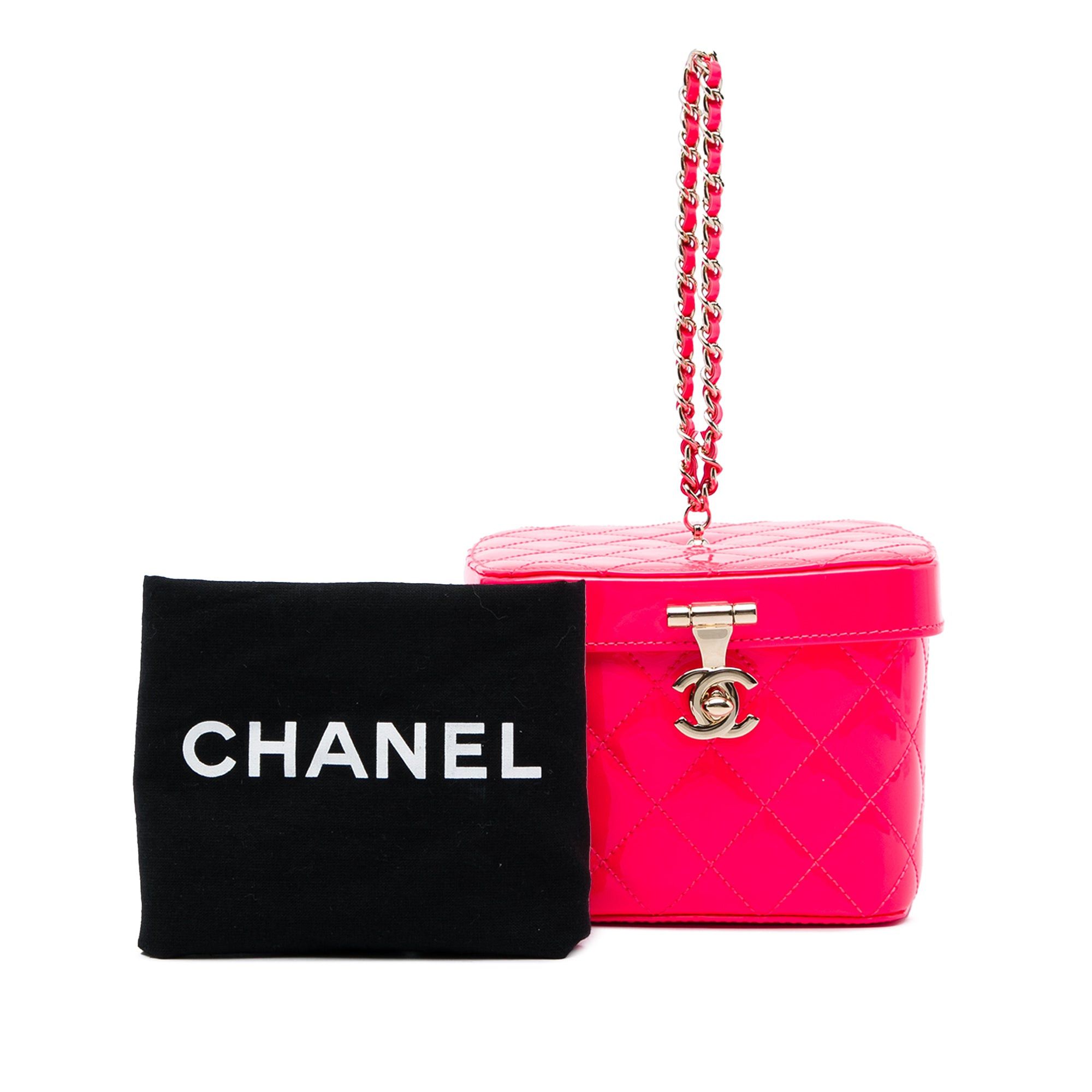 Chanel CC Quilted Patent Vanity Bag Size ONE SIZE - 6 Thumbnail