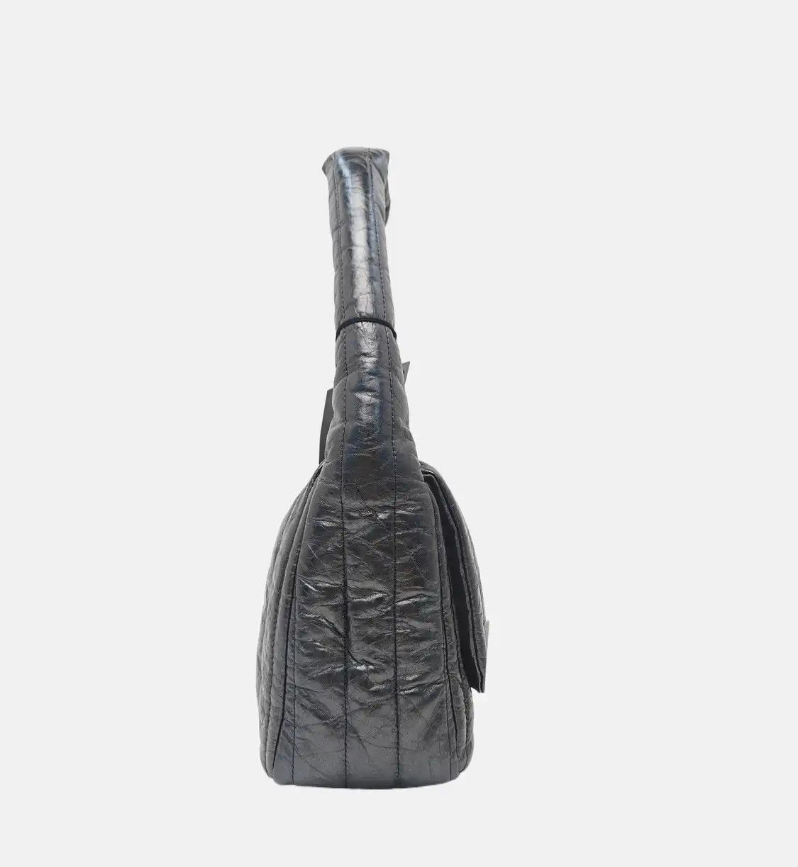 Balenciaga BALENCIAGA Monaco silver greycowhide leather handbag silver hardware Size ONE SIZE - 4 Thumbnail
