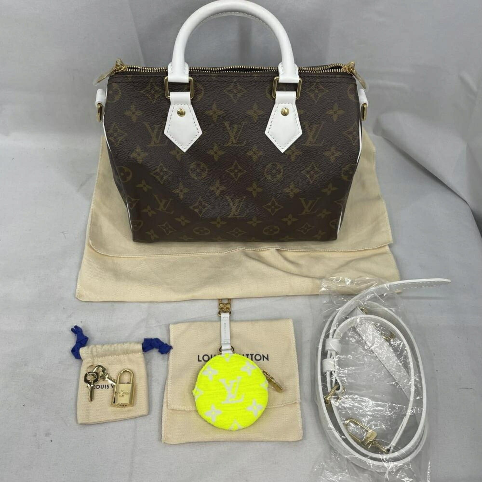 Louis Vuitton LOUIS VUITTON Monogram Speedy Bandoulière 25 LV Match M20754 Handbag Louis Vuitton Size ONE SIZE - 8 Thumbnail