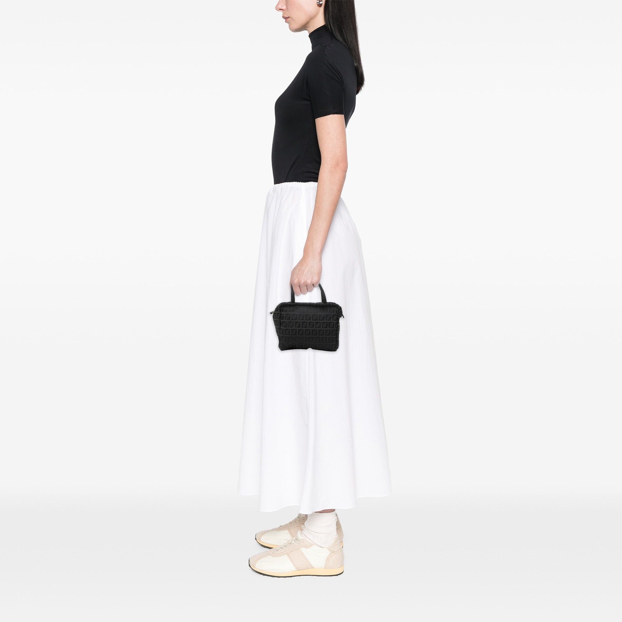 Fendi Zucchino Canvas Handbag Size ONE SIZE - 6 Thumbnail
