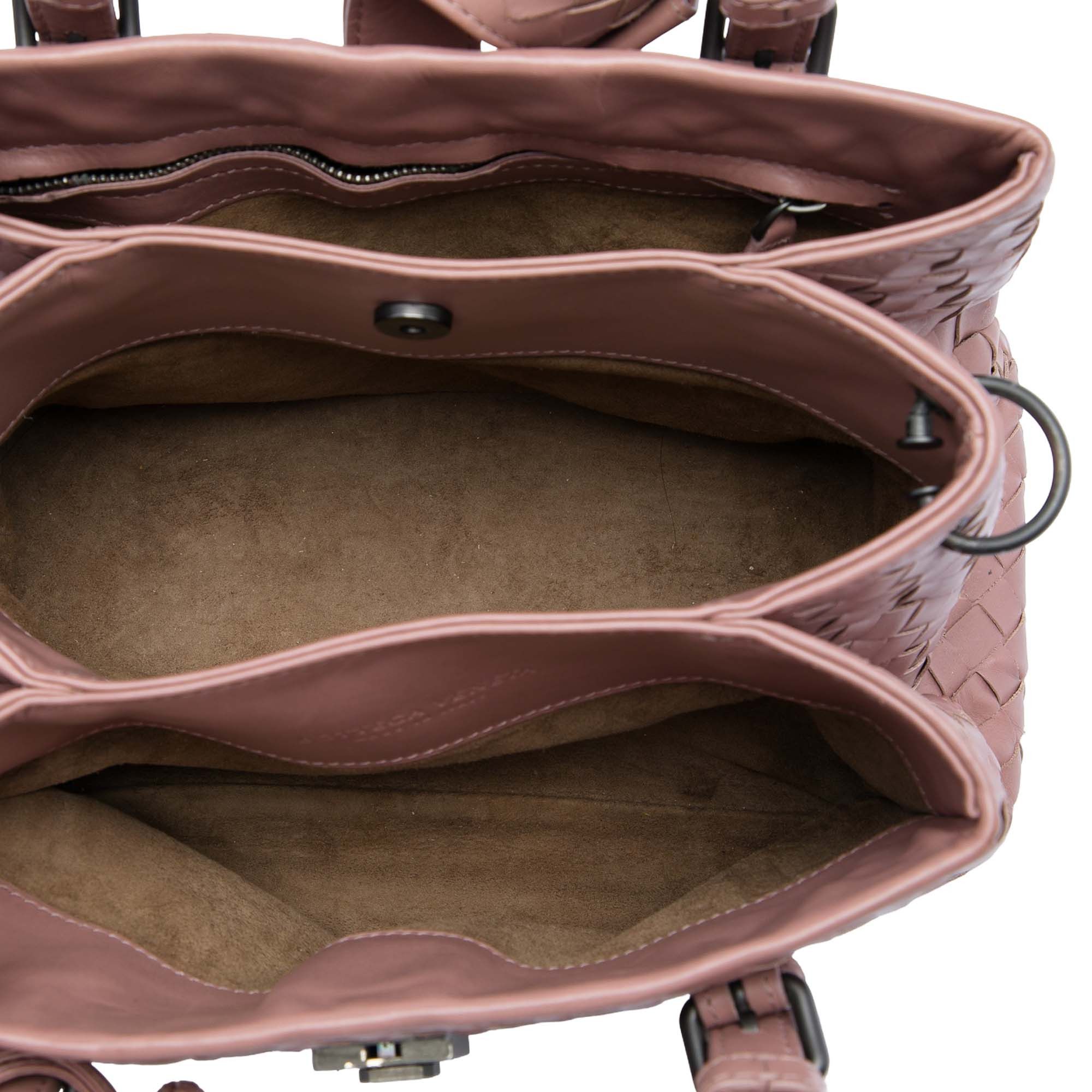 Bottega Veneta Nappa Intrecciato Roma Satchel Size ONE SIZE - 4 Thumbnail