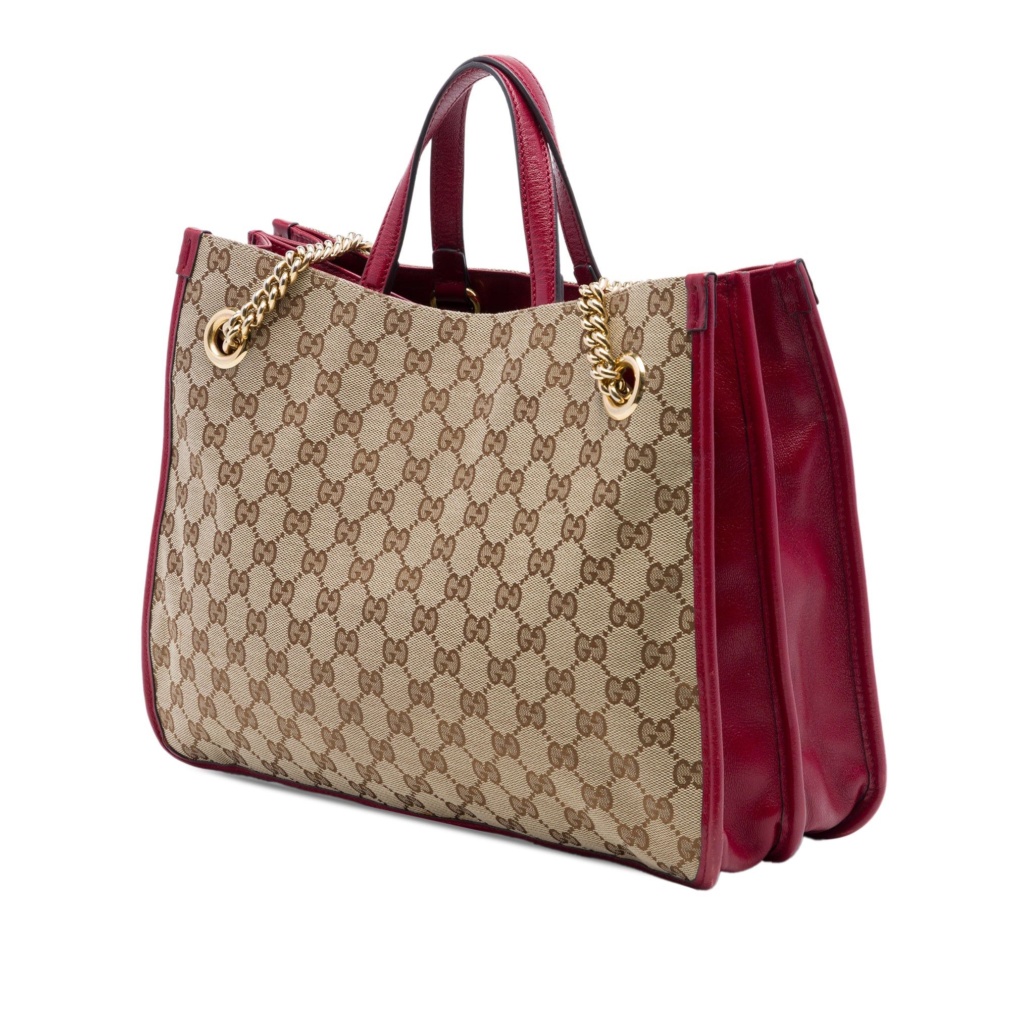 Gucci GG Canvas Horsebit 1955 Chain Tote Size ONE SIZE - 2 Thumbnail