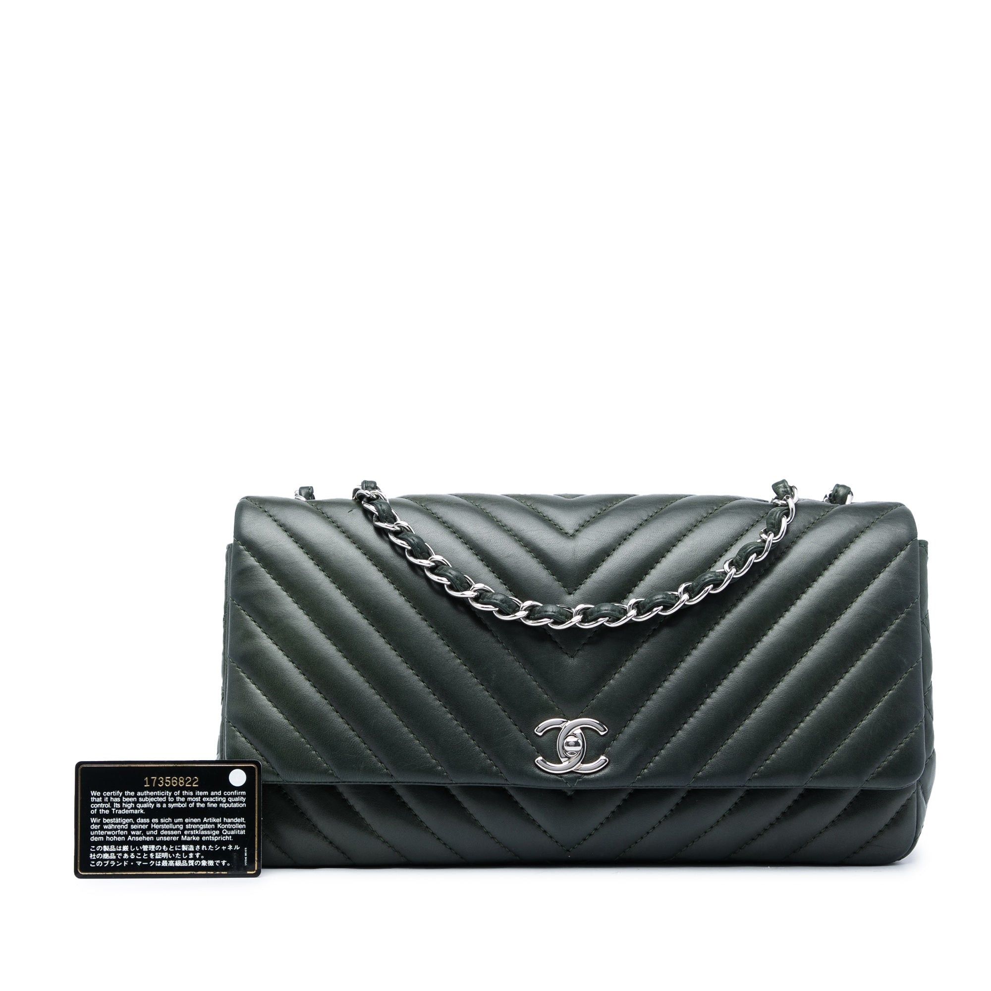 Chanel CC Chevron Lambskin Single Flap Size ONE SIZE - 6 Thumbnail