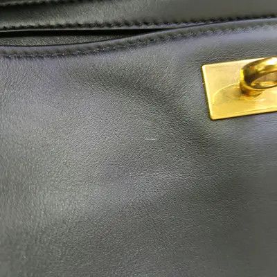 Balenciaga BALENCIAGA Rodeo black cowhide leather shoulder bag crossbody bag handbag distre Size ONE SIZE - 11 Thumbnail