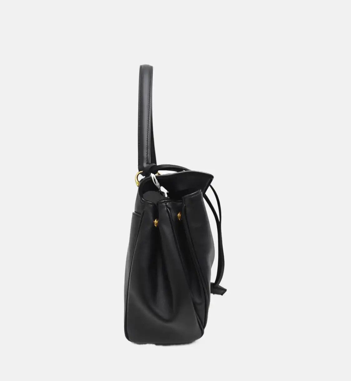 Balenciaga BALENCIAGA Rodeo black cowhide leather shoulder bag crossbody bag handbag distre Size ONE SIZE - 4 Thumbnail