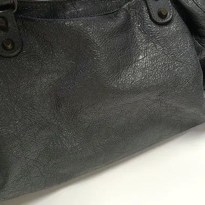Balenciaga BALENCIAGA Classic City Medium grey sheepskin stud fringe Motorcycle shoulder ba Size ONE SIZE - 11 Thumbnail