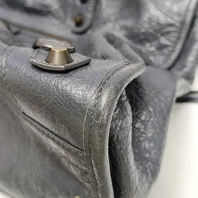 Balenciaga BALENCIAGA Classic City Medium grey sheepskin stud fringe Motorcycle shoulder ba Size ONE SIZE - 12 Thumbnail