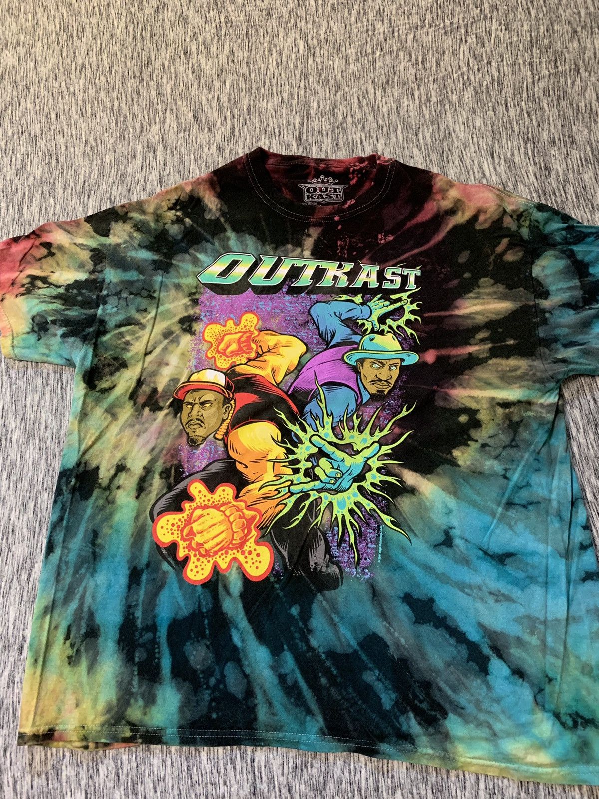 outkast tie dye shirt