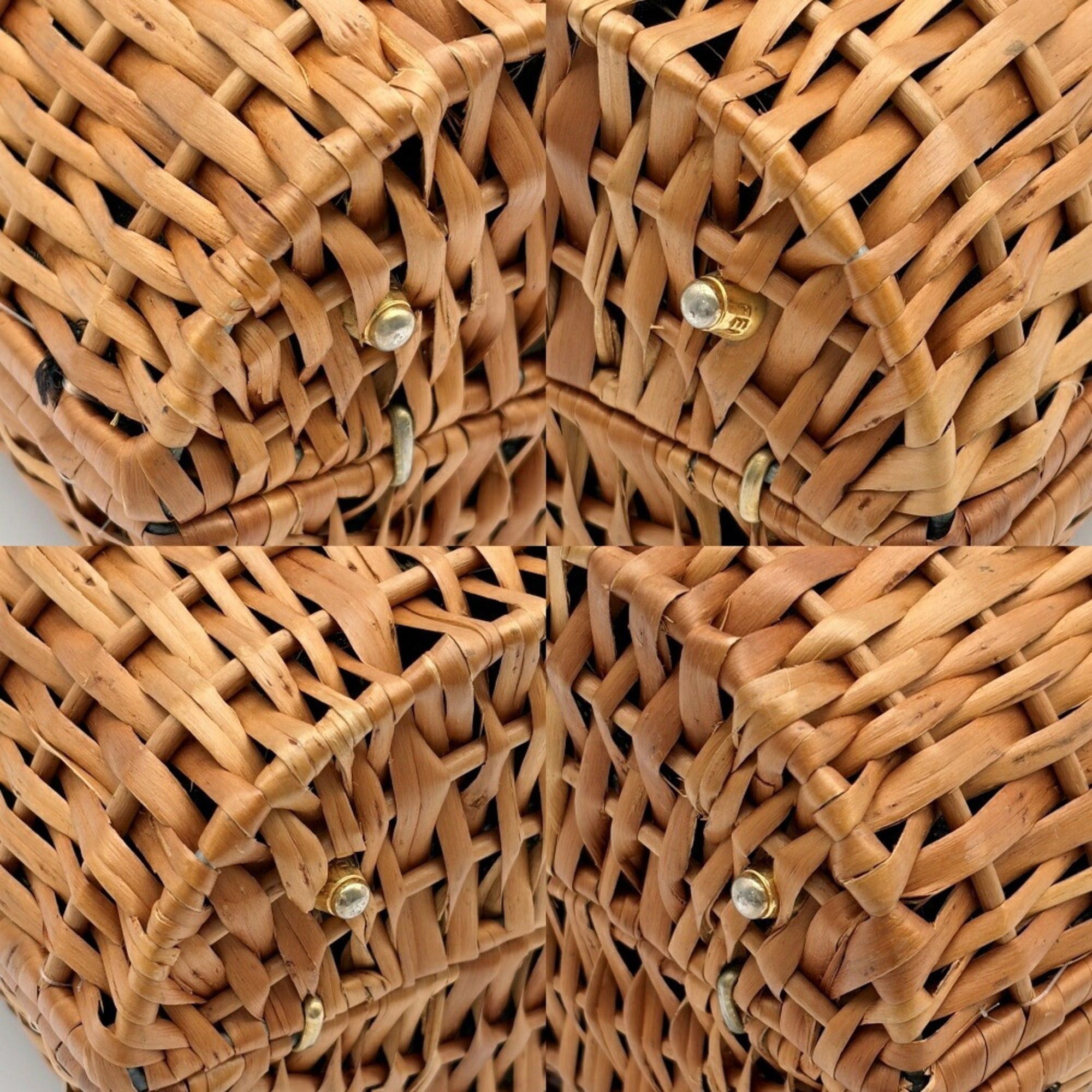 Fendi Fendi Zucca bag, rattan and leather, brown/dark brown, resort style. Size ONE SIZE - 13 Thumbnail
