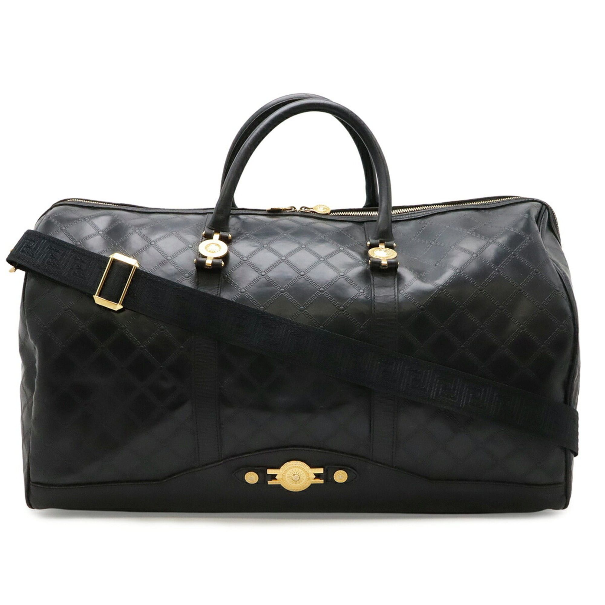 Versace VERSACE (Versace) Sun Boston Bag Travel Nylon Black Size ONE SIZE - 2 Thumbnail