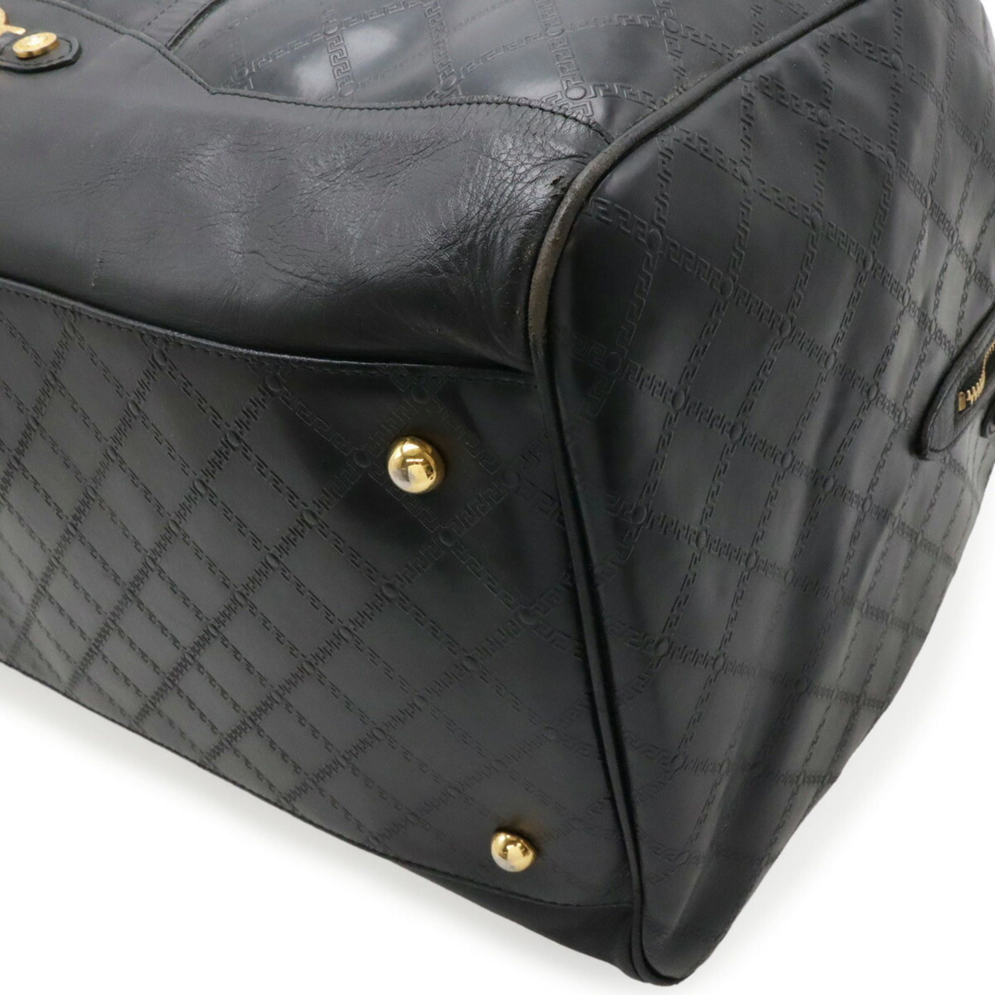Versace VERSACE (Versace) Sun Boston Bag Travel Nylon Black Size ONE SIZE - 4 Thumbnail