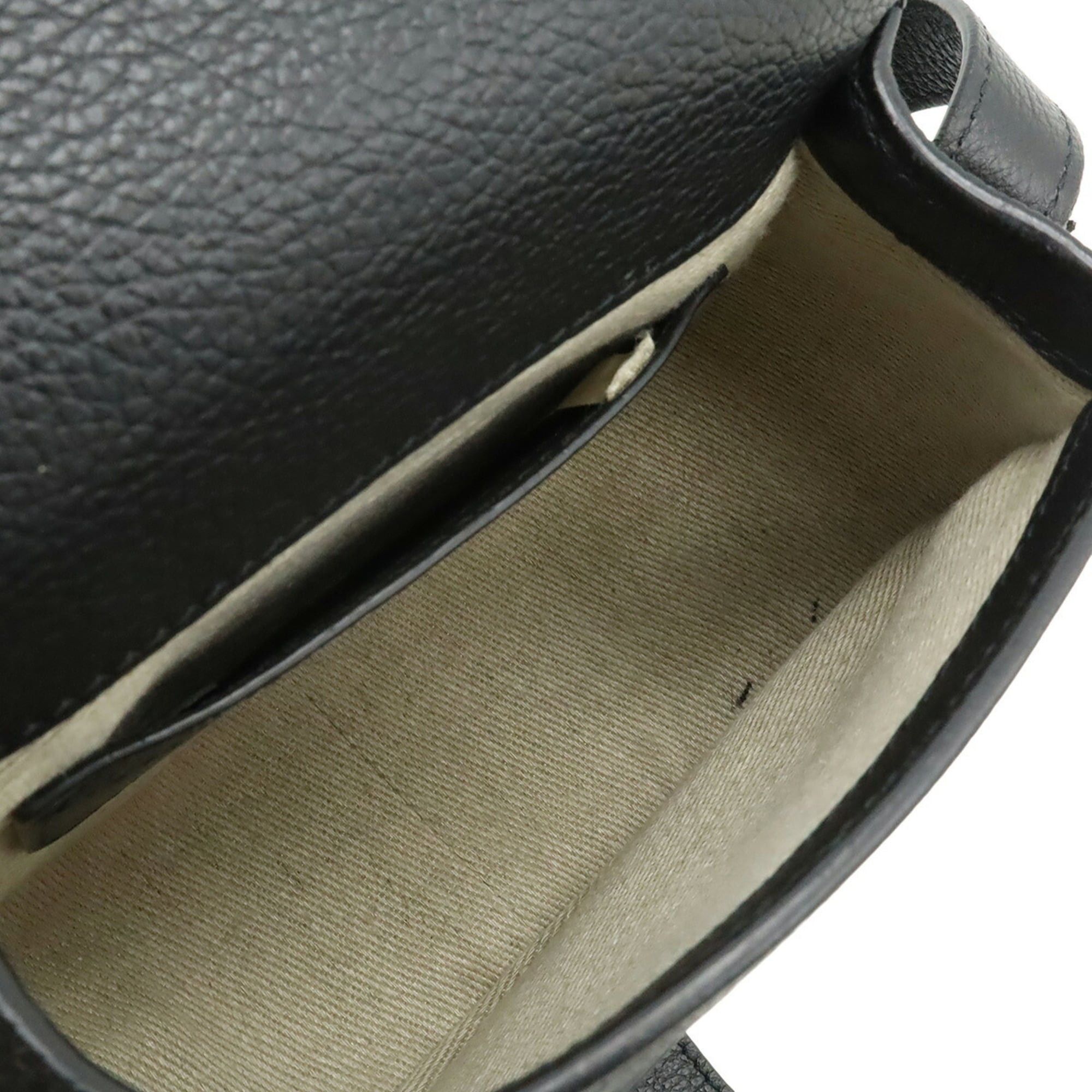 Chloe Chloé Chloe Marcie Small Saddle Bag Shoulder Pouch Leather Black Size ONE SIZE - 8 Thumbnail