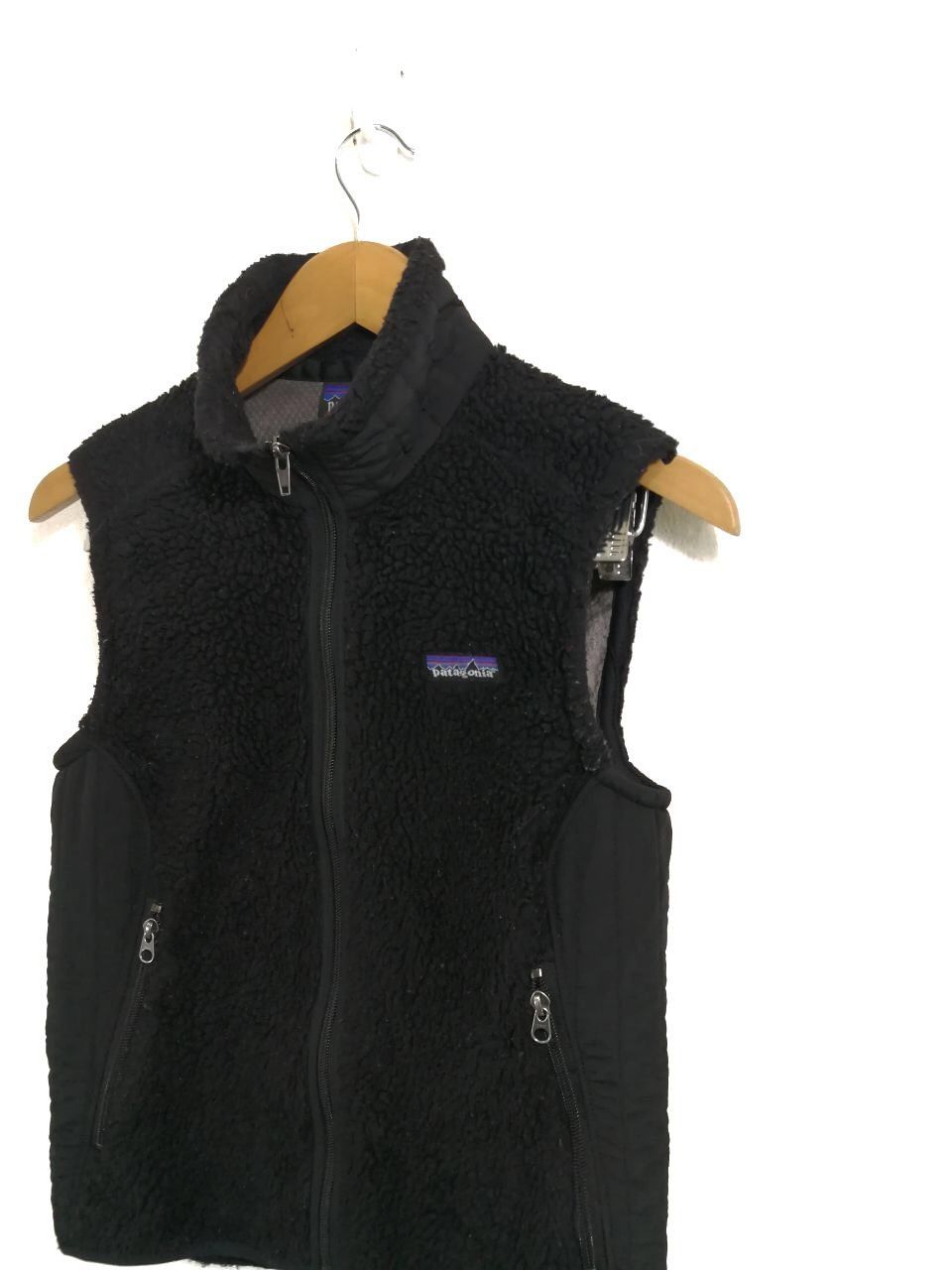 Patagonia Fleece Sherpa Vest Black Color Design