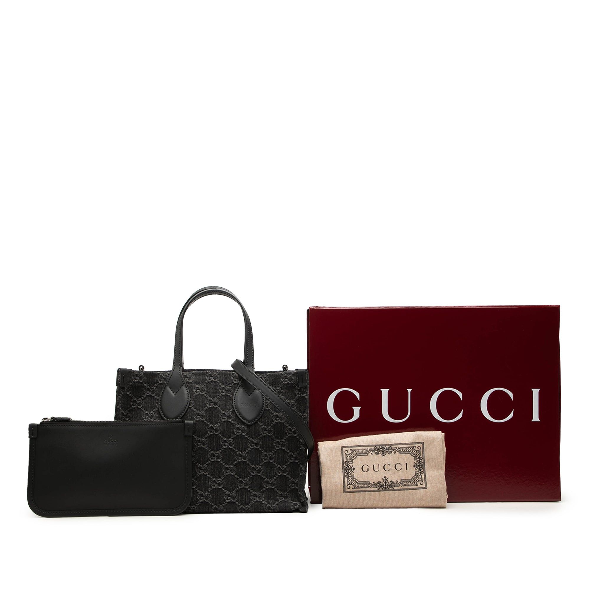 Gucci GG Denim Ophidia Tote Size ONE SIZE - 7 Thumbnail