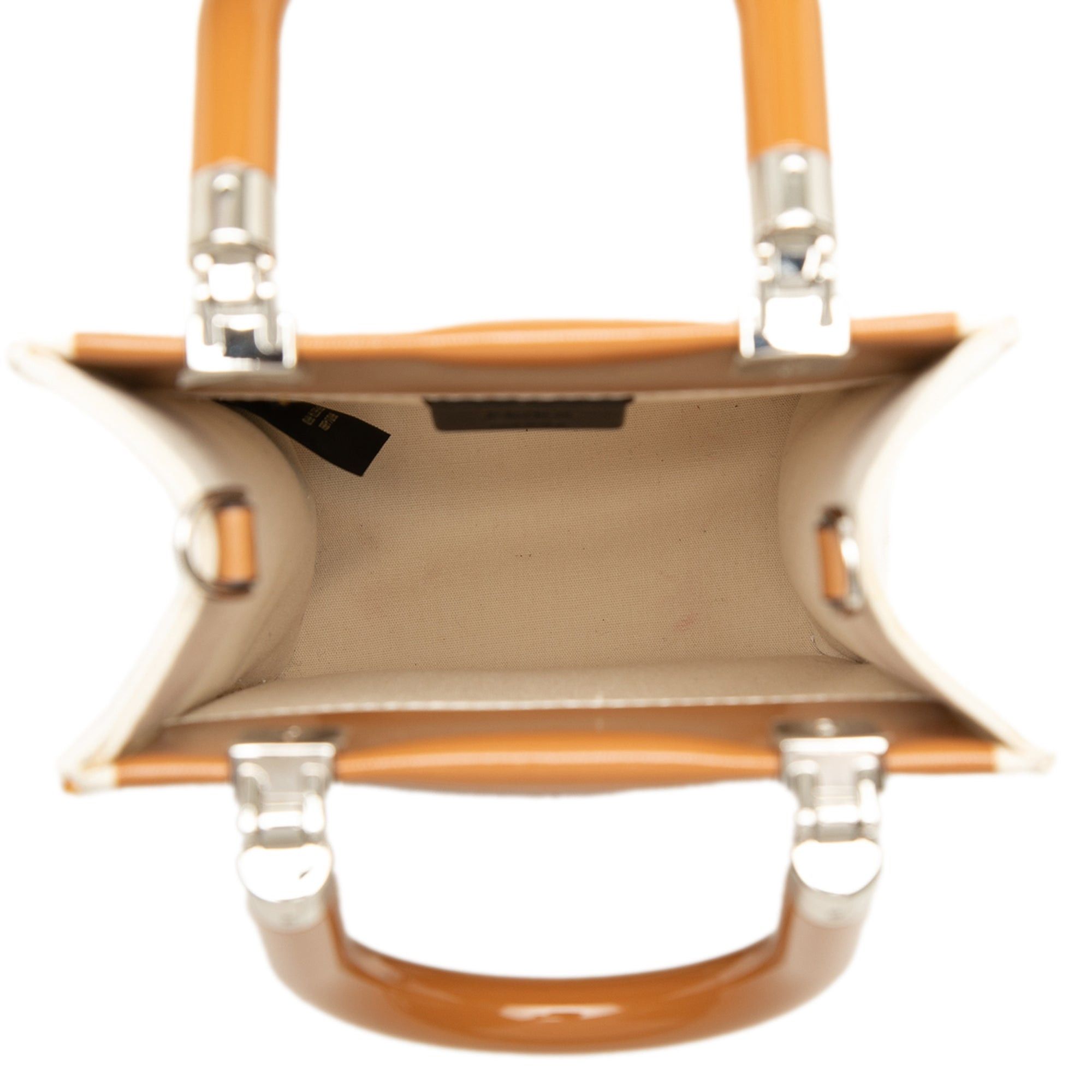 Fendi Patent and Canvas Sunshine Shopper Tote Size ONE SIZE - 4 Thumbnail