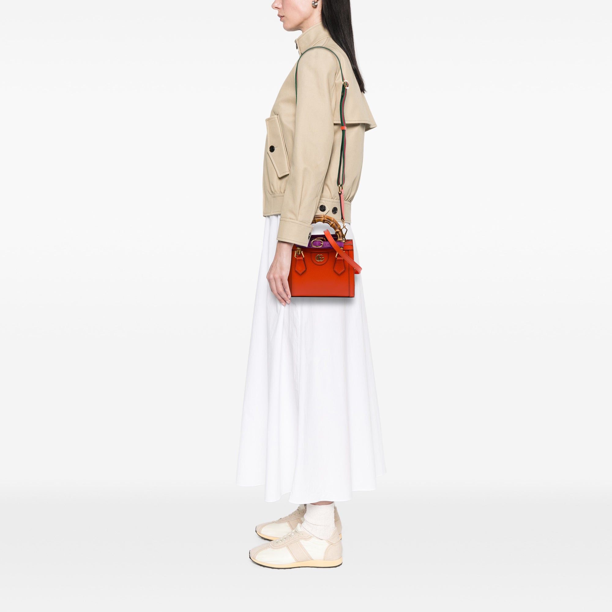Gucci Calfskin Bamboo Diana Satchel Size ONE SIZE - 6 Thumbnail
