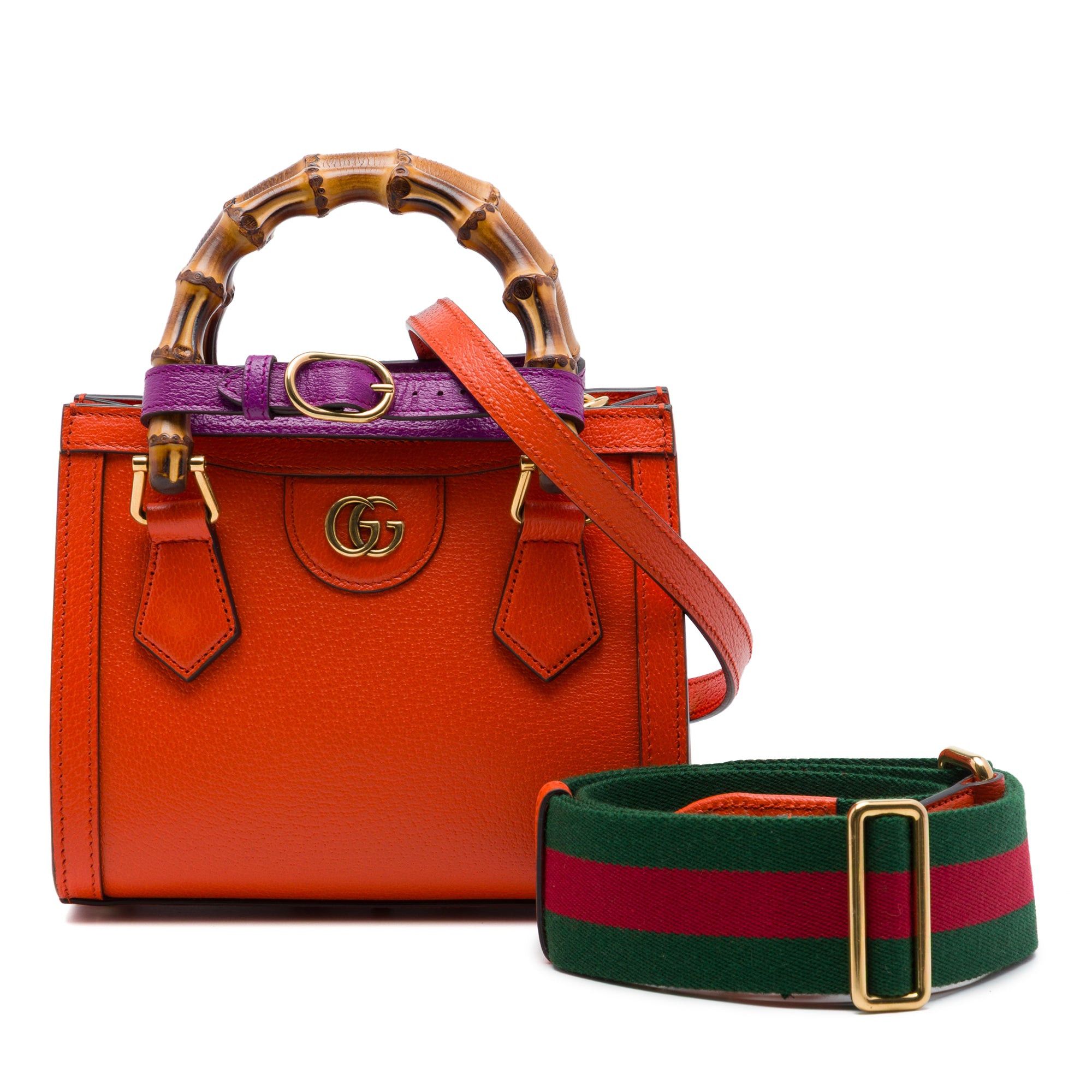 Gucci Calfskin Bamboo Diana Satchel Size ONE SIZE - 7 Thumbnail