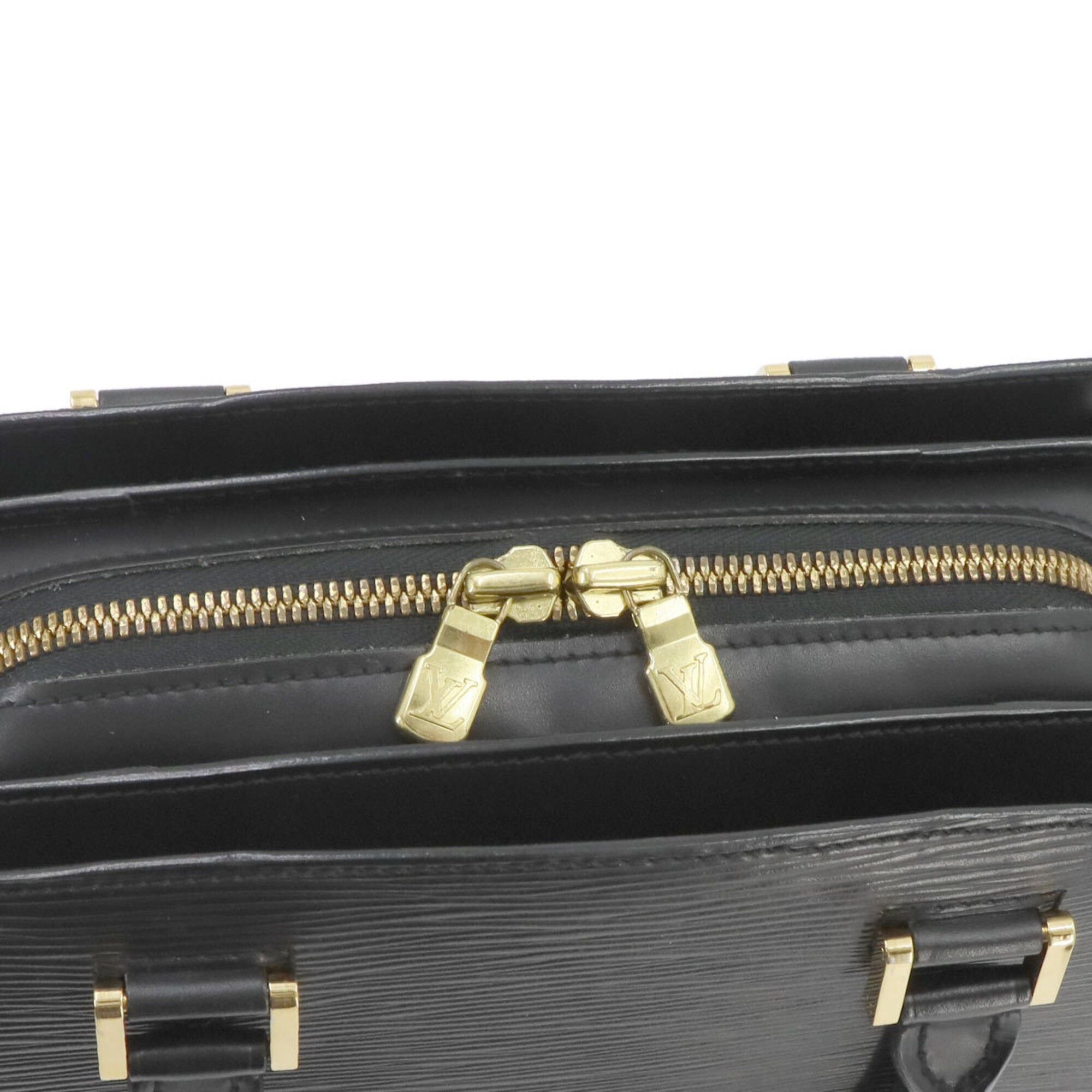 Louis Vuitton Louis Vuitton Epi Pont Neuf Handbag, Leather, Noir (M52052), Gold Hardware Size ONE SIZE - 9 Thumbnail